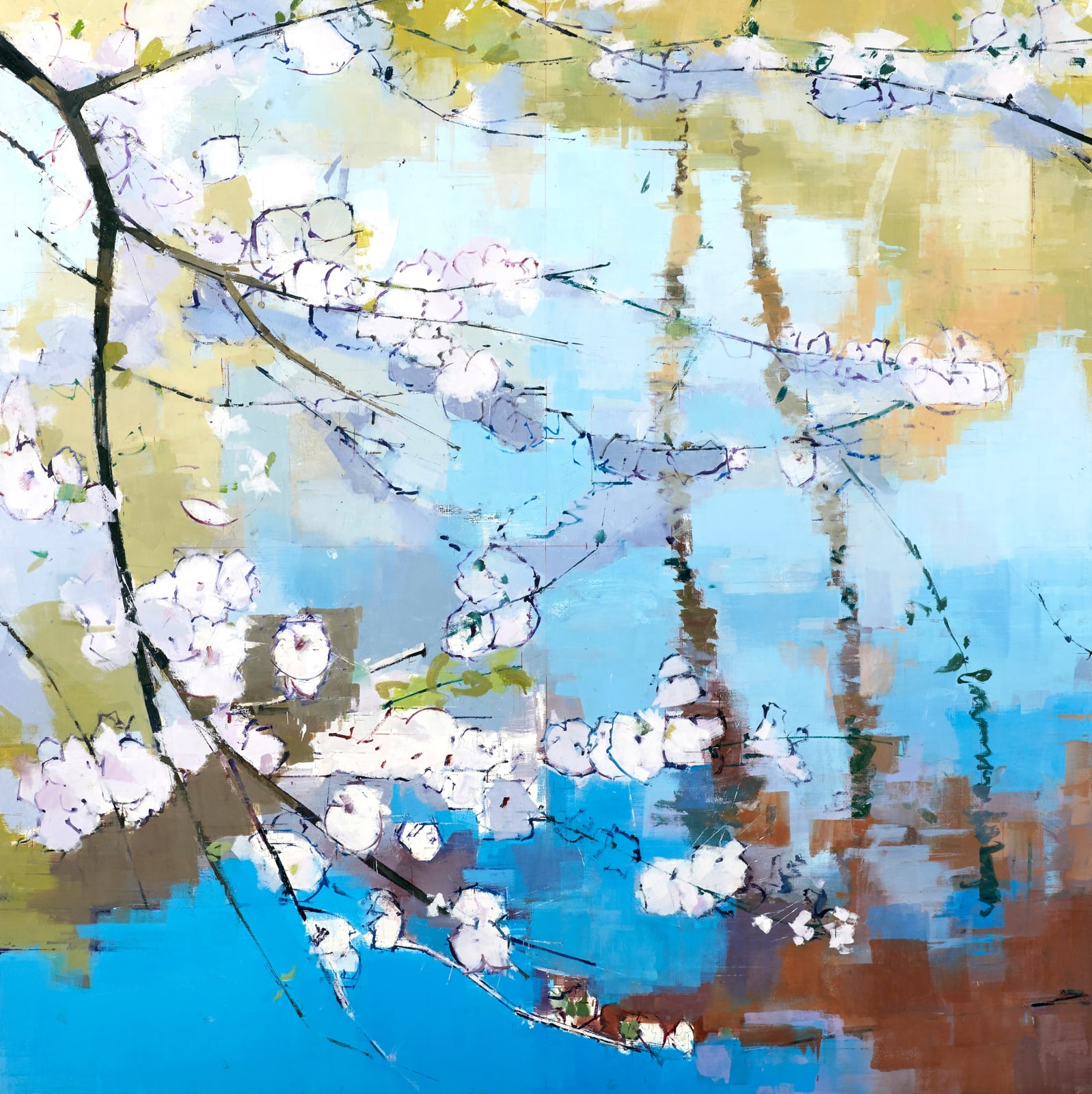 Lisa Breslow, Blue Sky Water Tree, 2024