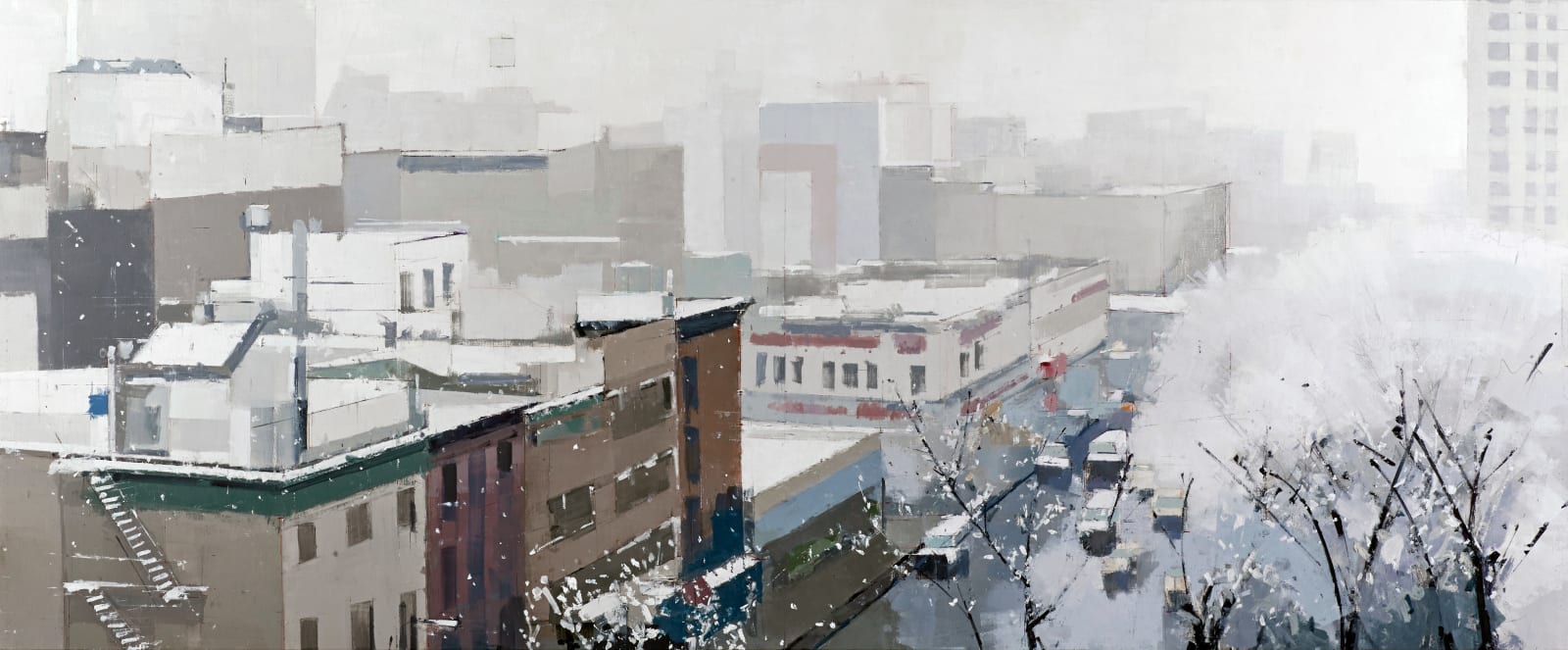 Lisa Breslow, Balcony View, 2024