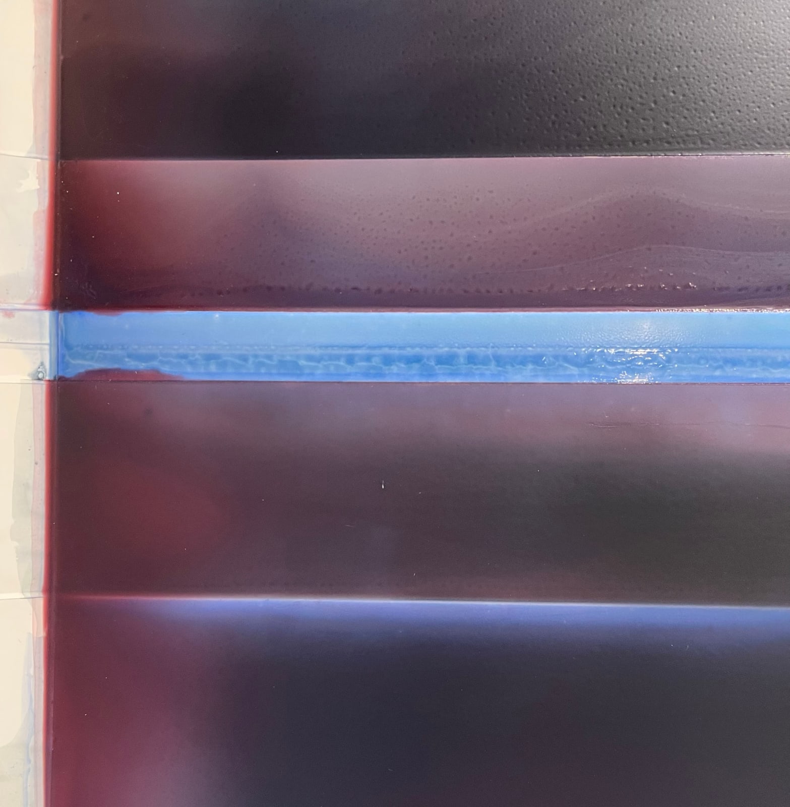 Susan English, Cascading Folds (with footer) No. 15, 2022