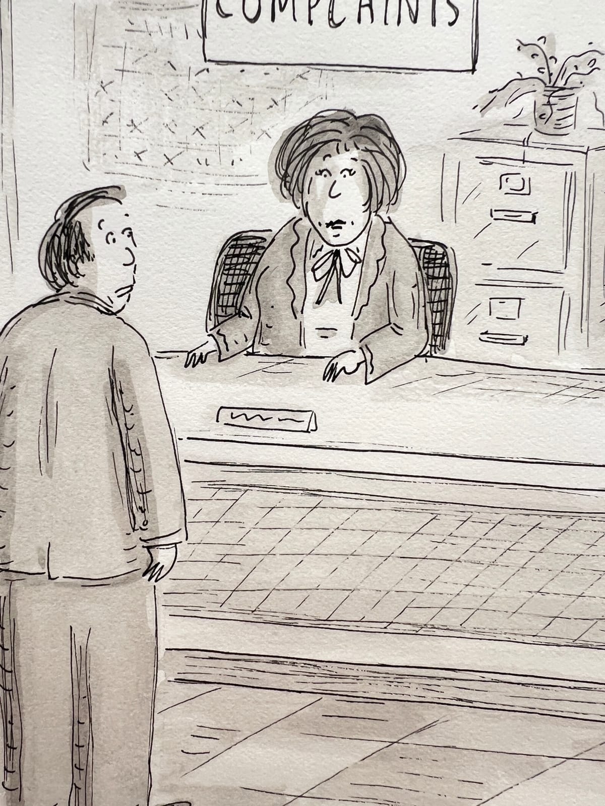 Roz Chast, Complaints, Constructive Criticism, 2004, Apr. 5