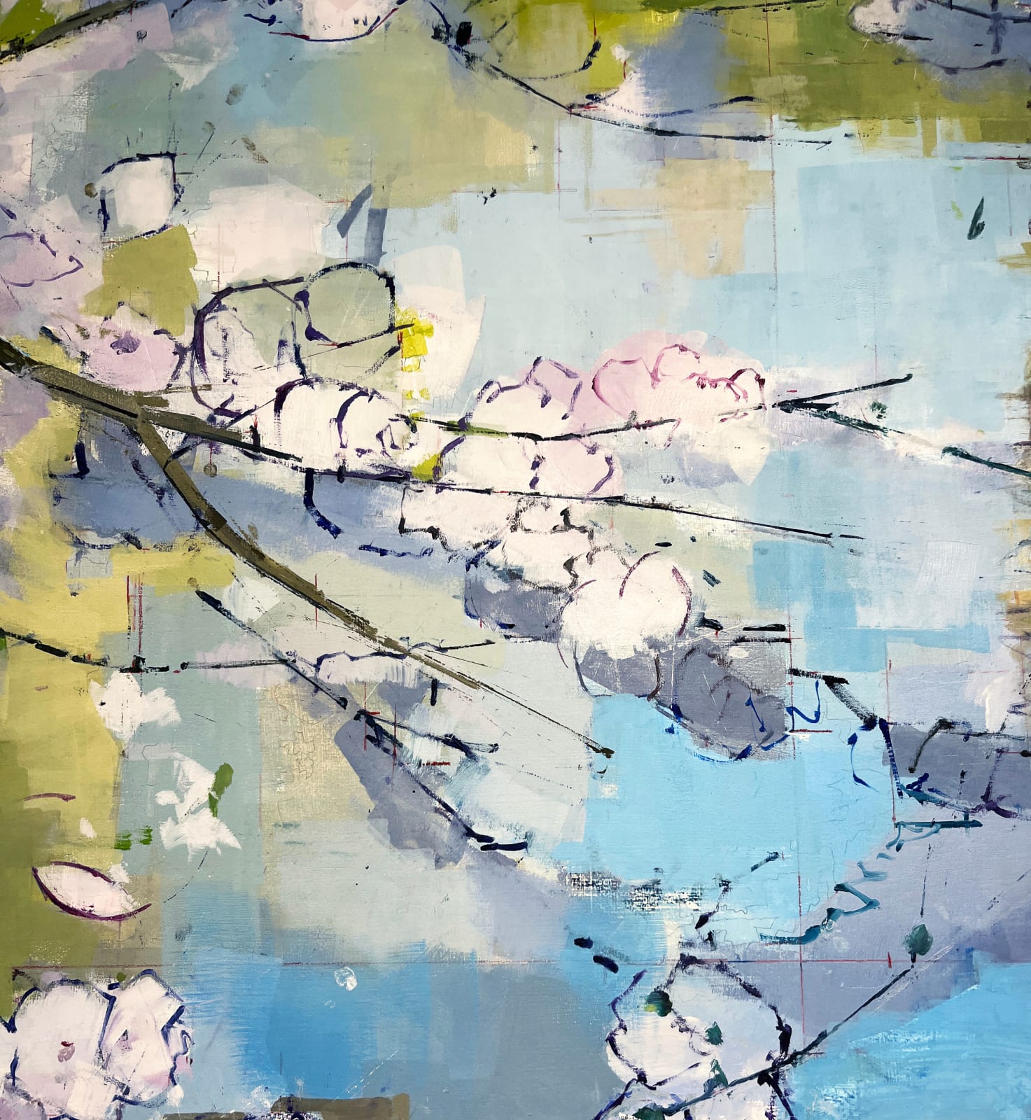 Lisa Breslow, Blue Sky Water Tree, 2024