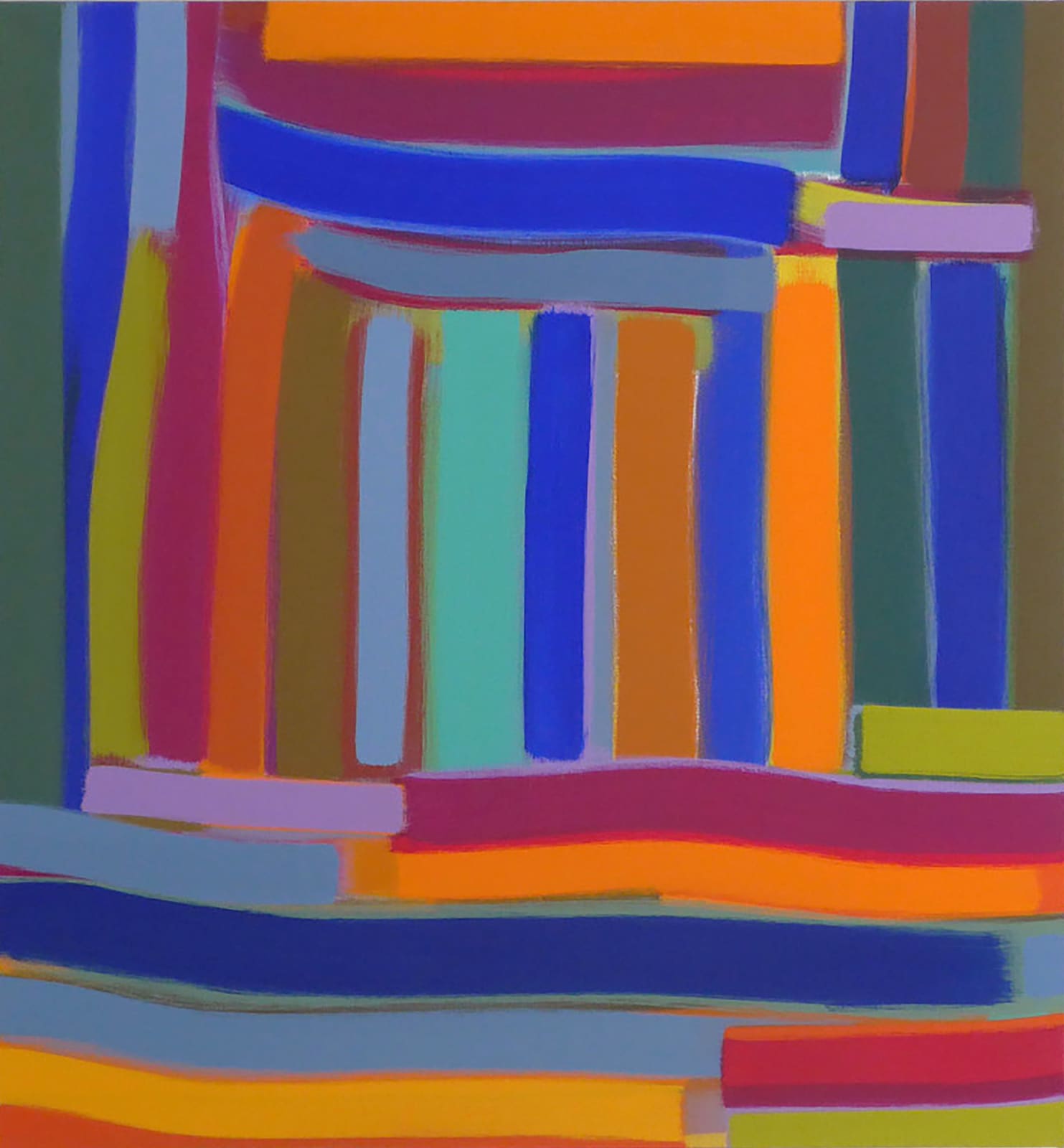 Greg Goldberg, Broken Brushstroke #4, 2020-2021