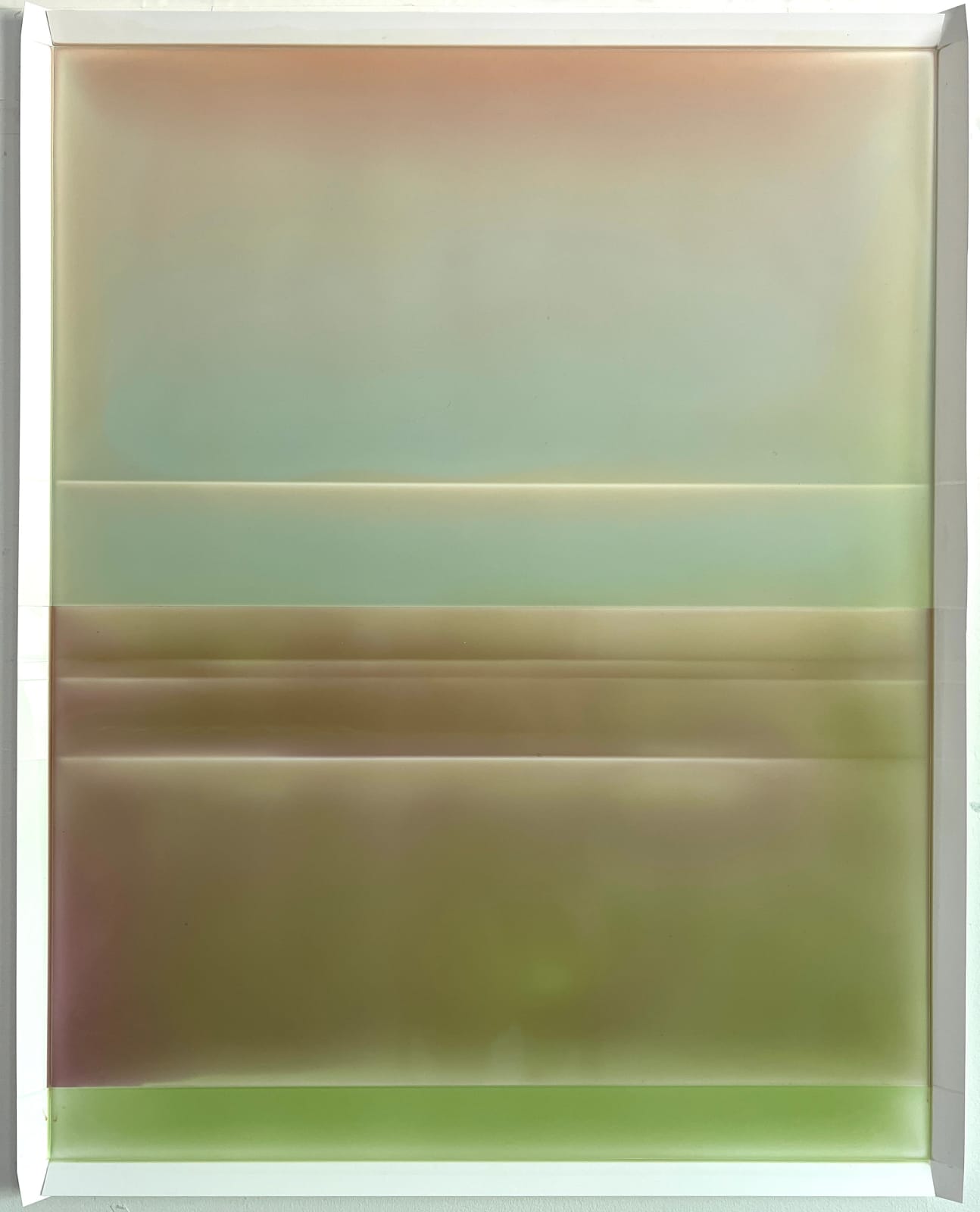 Susan English, Cascading Folds (with footer) No. 17, 2022