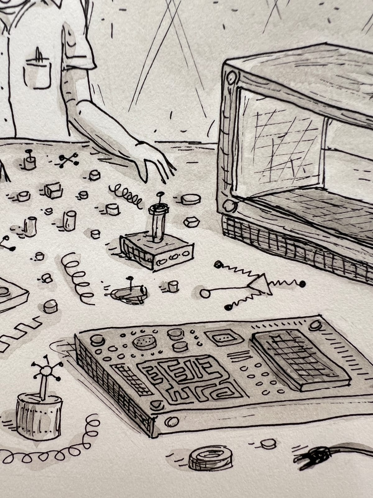 Roz Chast, The Guy Who Thought He Could Repair His Own Microwave, 2020, June 22