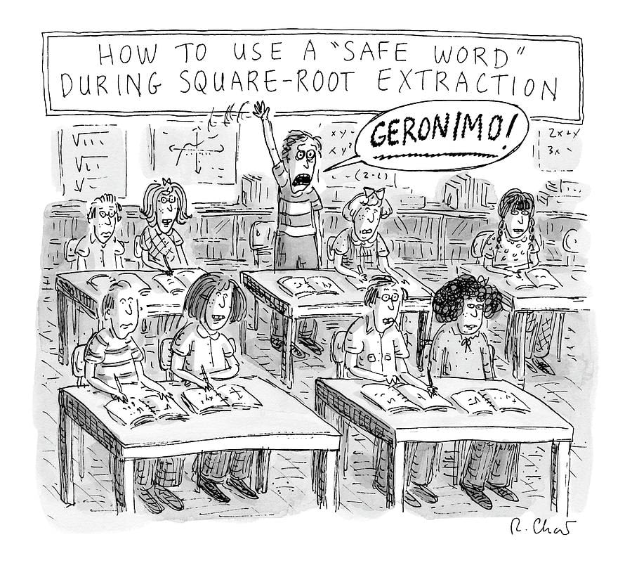 Roz Chast, How to Use a Safe Word, 2013 September 20