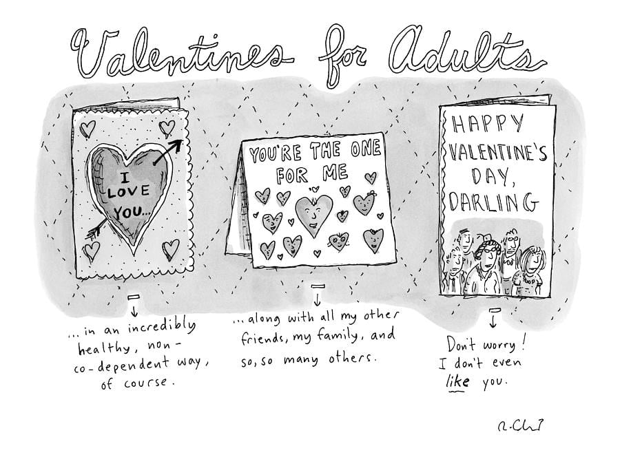 Roz Chast, Valentine's for Adults, 2015 February 9