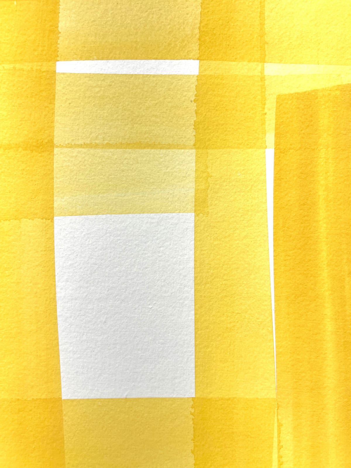 Joanne Freeman, Squares and Strokes (Yellow_22), 2025