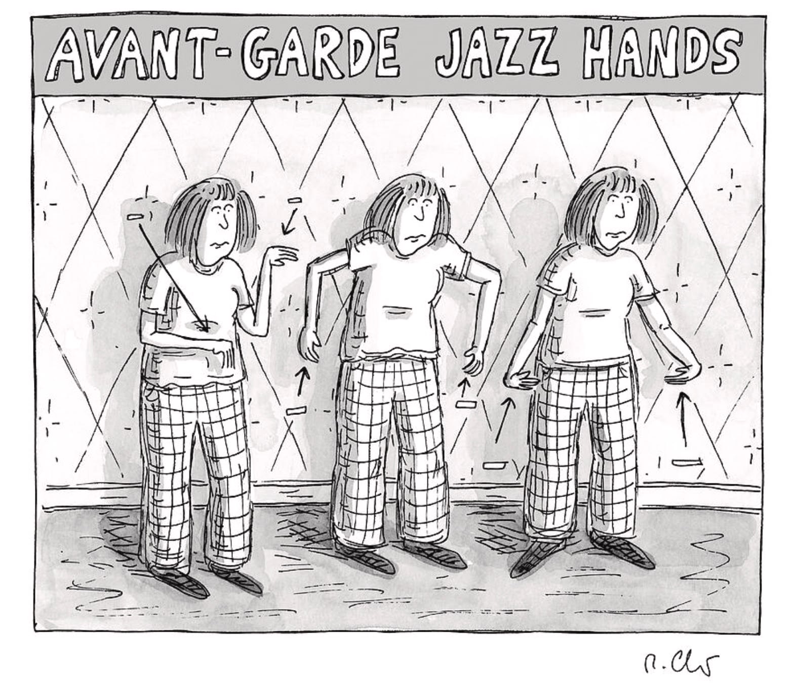 Roz Chast, Avant-Garde Jazz Hands, 2024 Sep 9