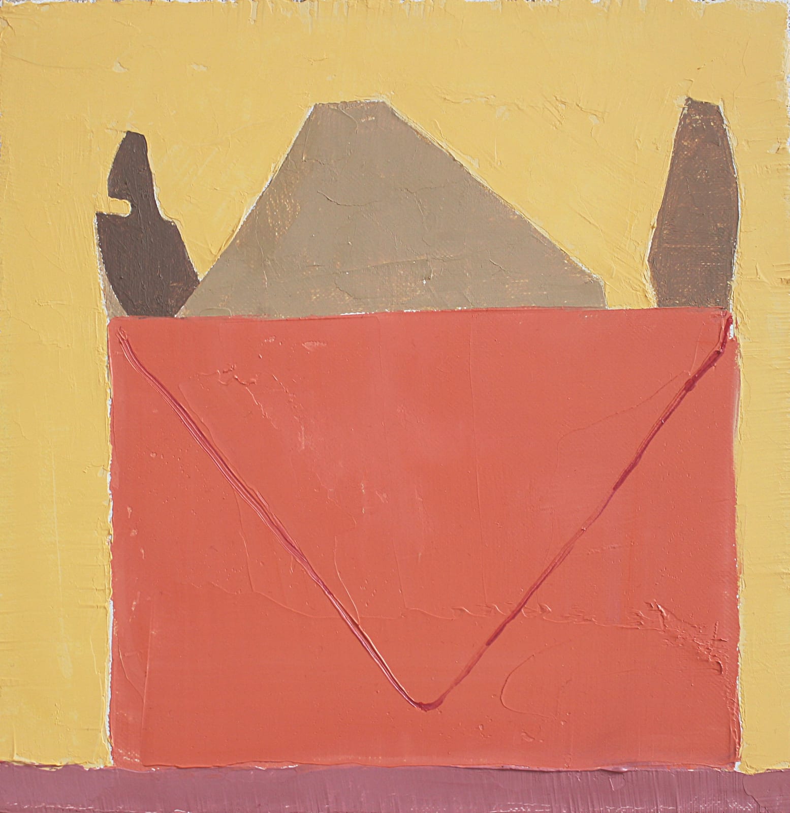 Sydney Licht, Still Life with Envelope & Box, 2021