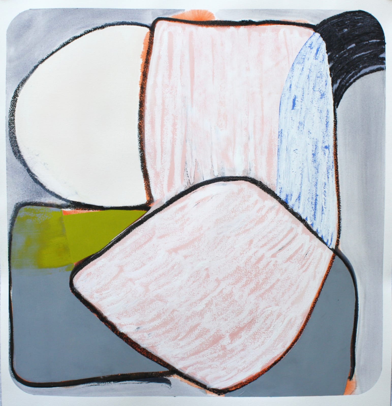 Marcelyn McNeil, Sliced, Diced, Scattered and Covered #1, 2017