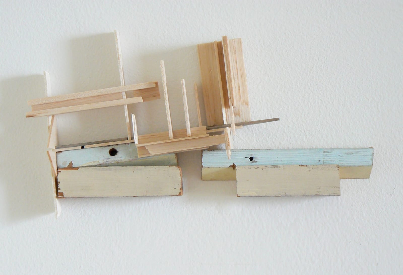 abstract wood wall sculpture