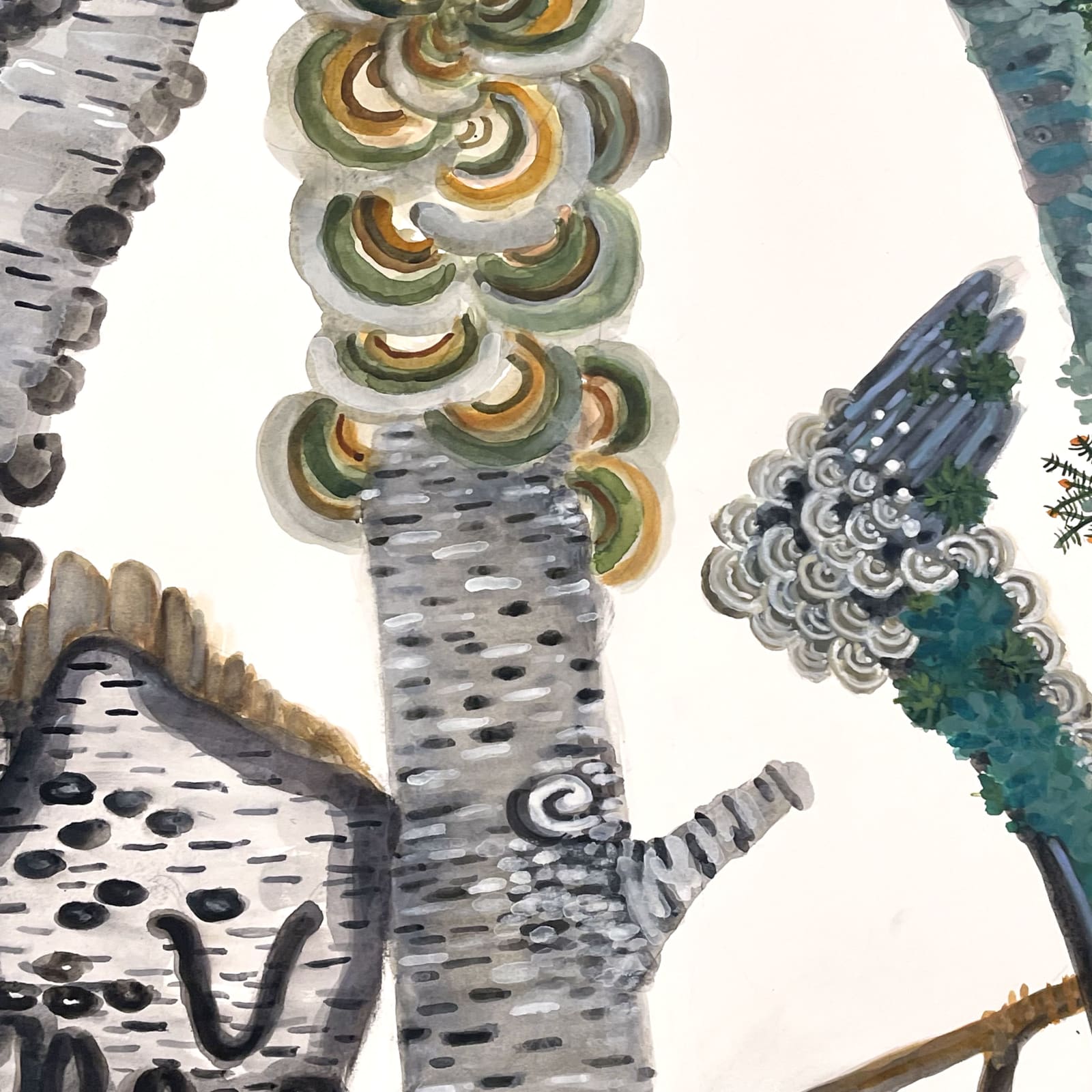 Katie DeGroot, Vogue House of Trees (the birches), 2022