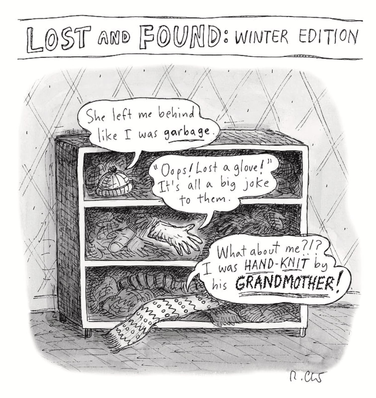 Roz Chast, Lost and Found, 2019, March 4