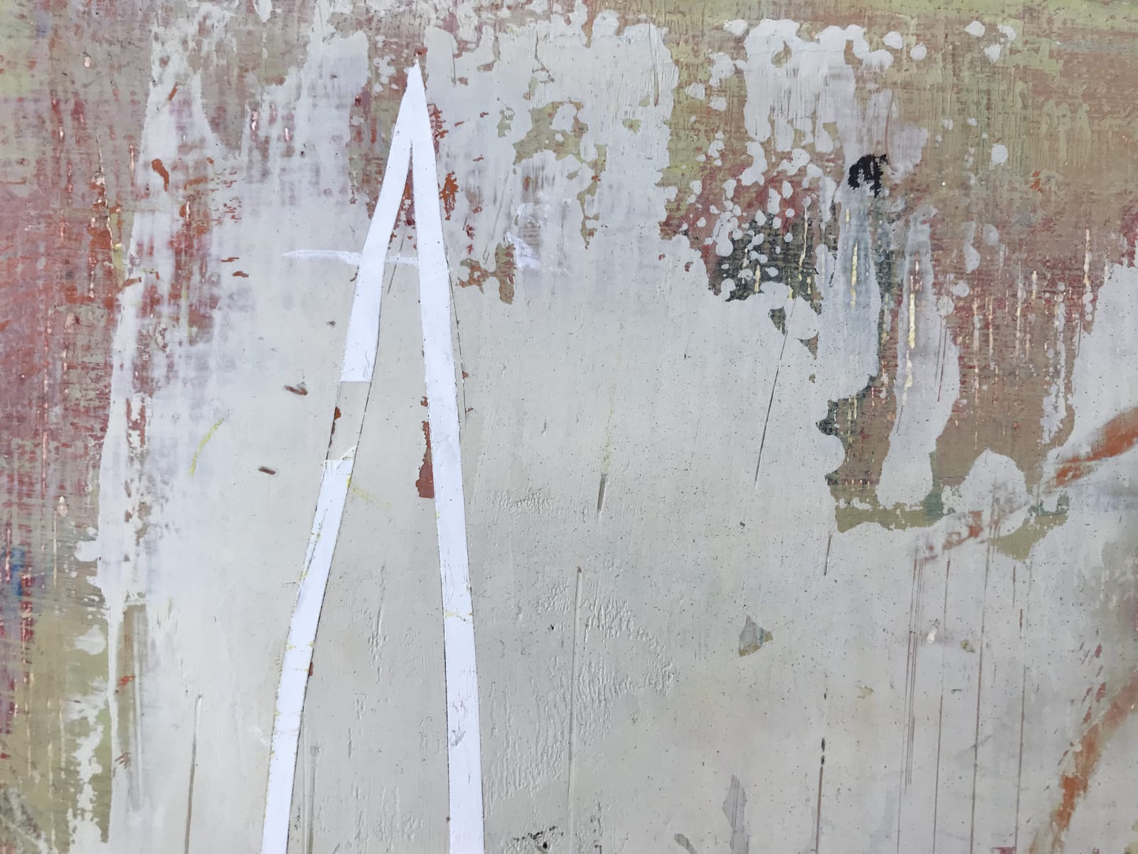 Mary Didoardo, White Loop on Tan, 2013