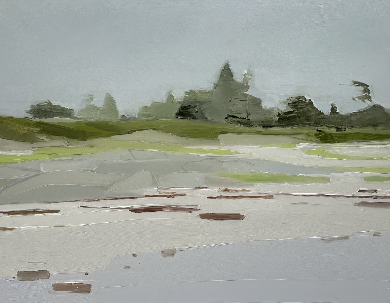 Sara MacCulloch, Beach from water, 2022