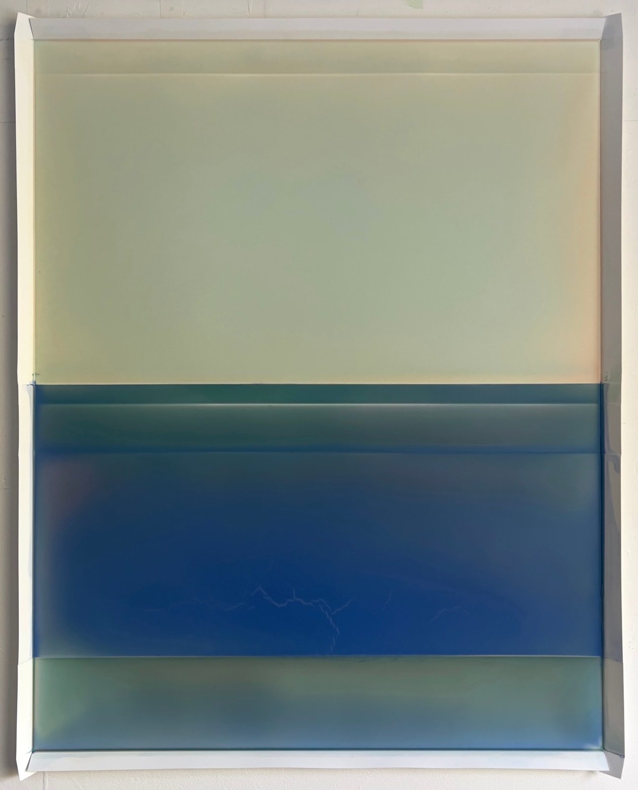 Susan English, Cascading Folds (with footer) No. 20, 2022