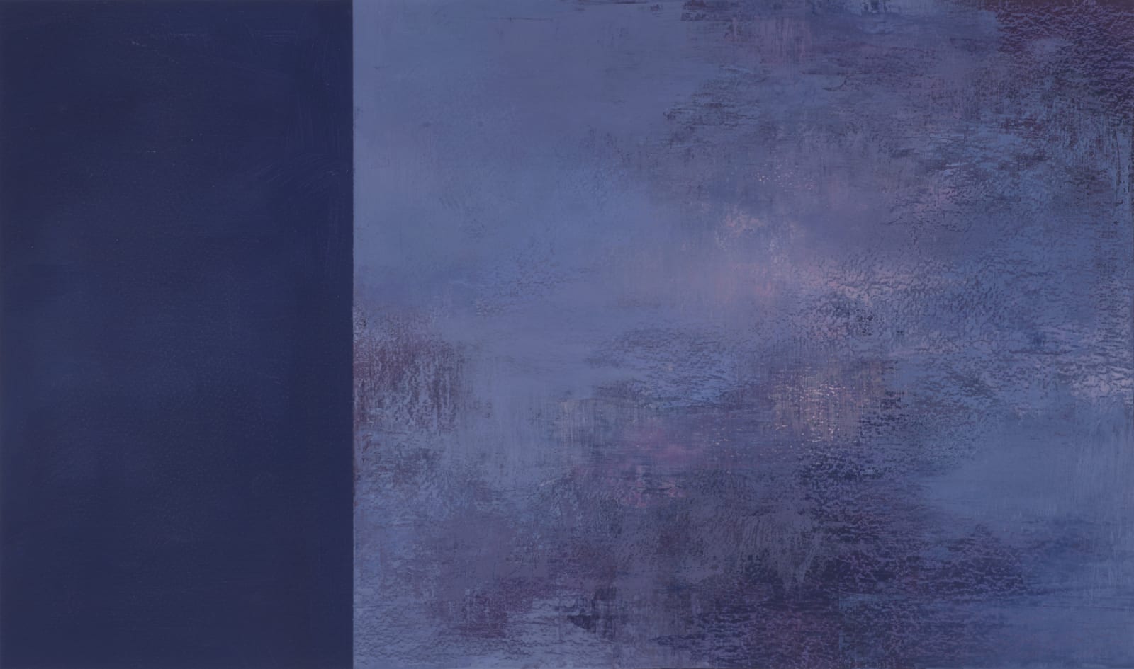 Abstract oil on paper