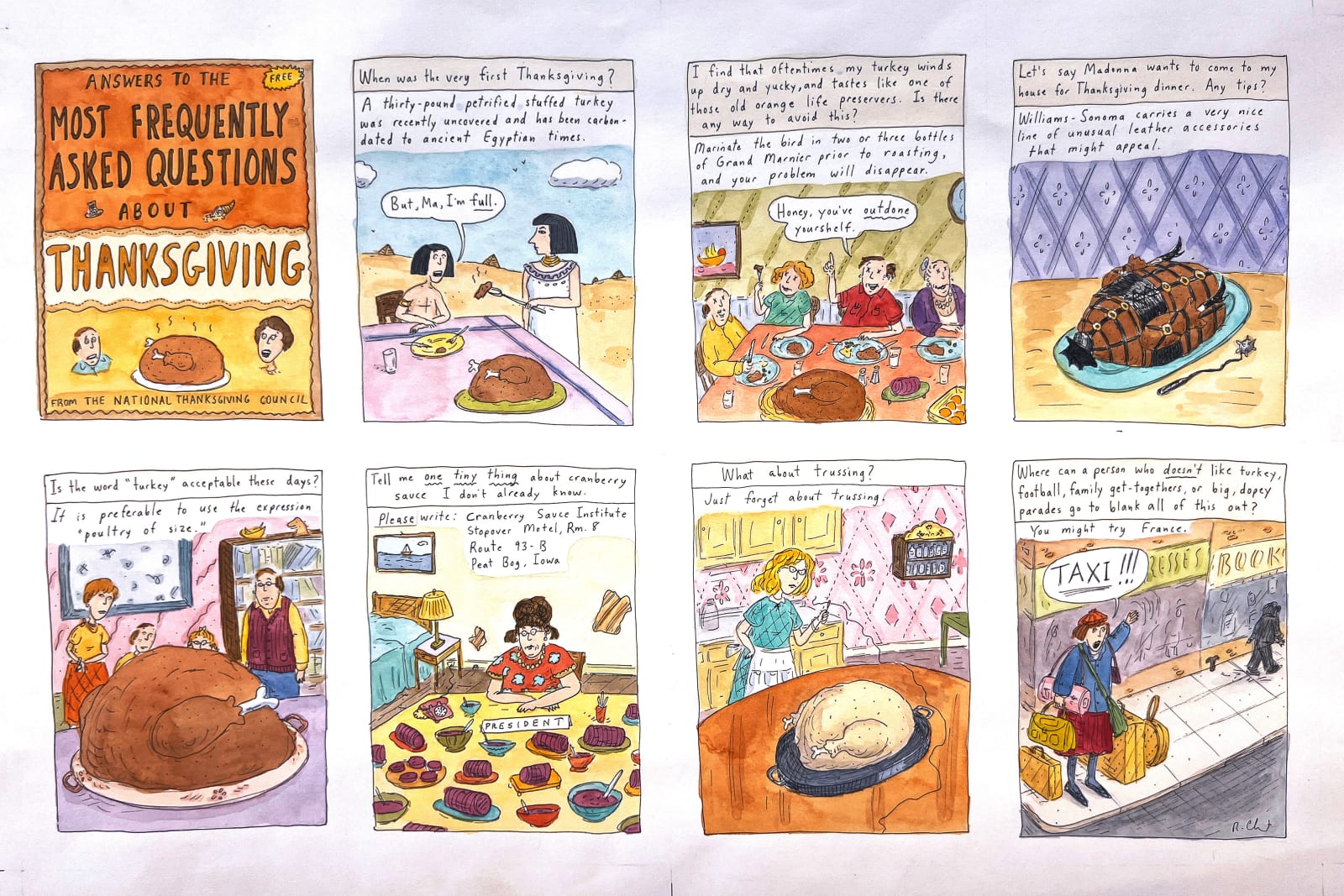 Roz Chast, Answers to the Most Frequently Asked Questions, 1992 Nov 30