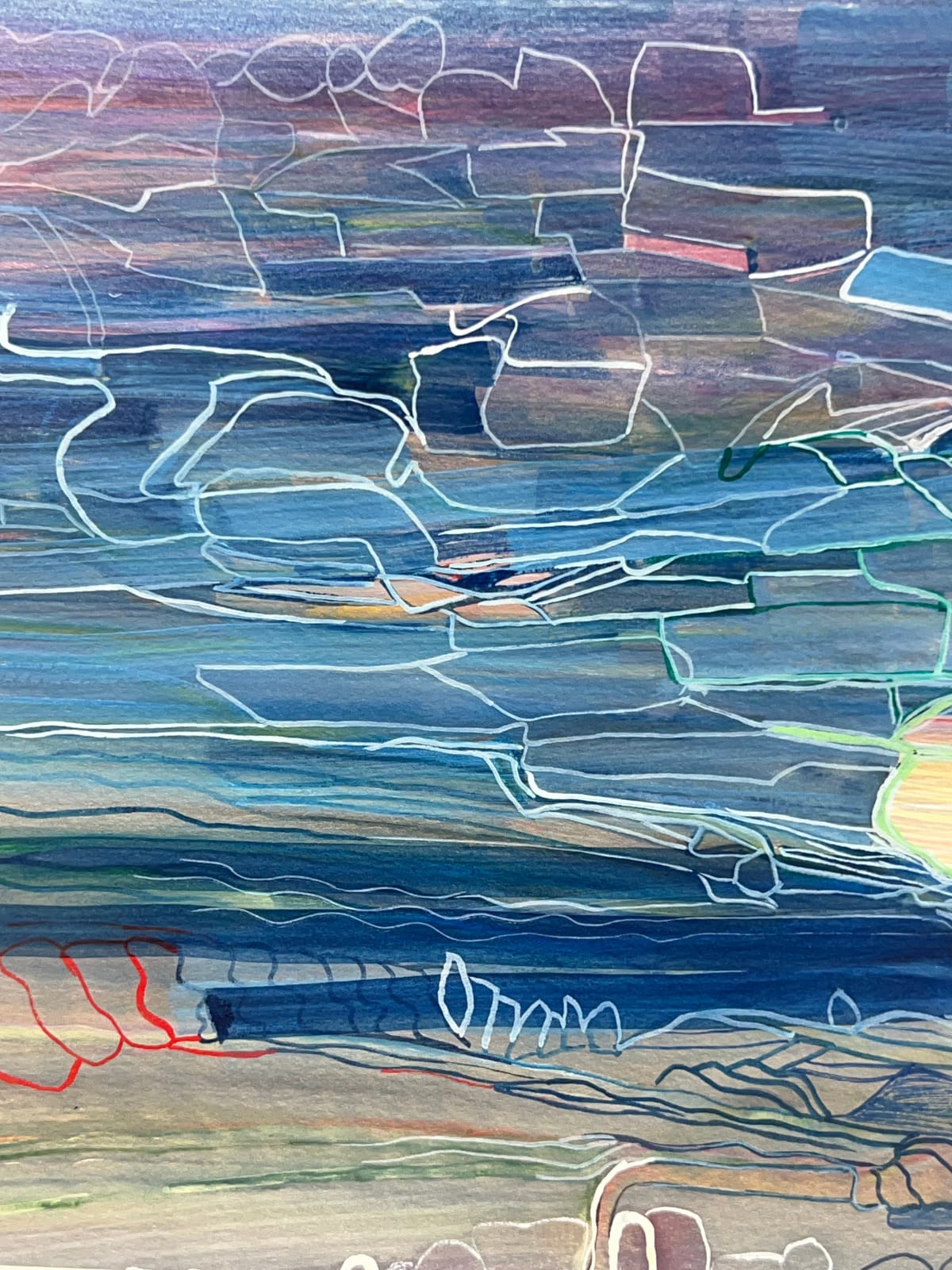 Josette Urso, Sea Foam Blue, 2025