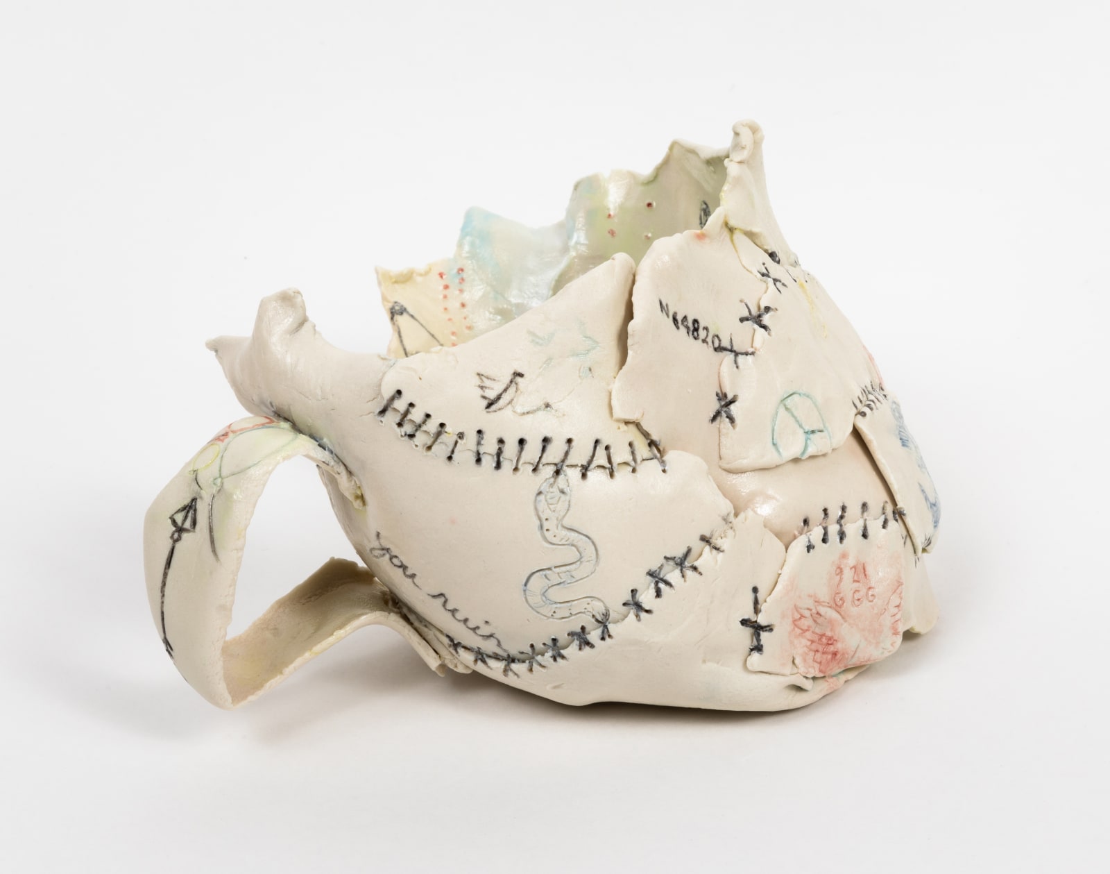 Monica Banks, Stitched (Stitches, Pins, Tattoos), 2022