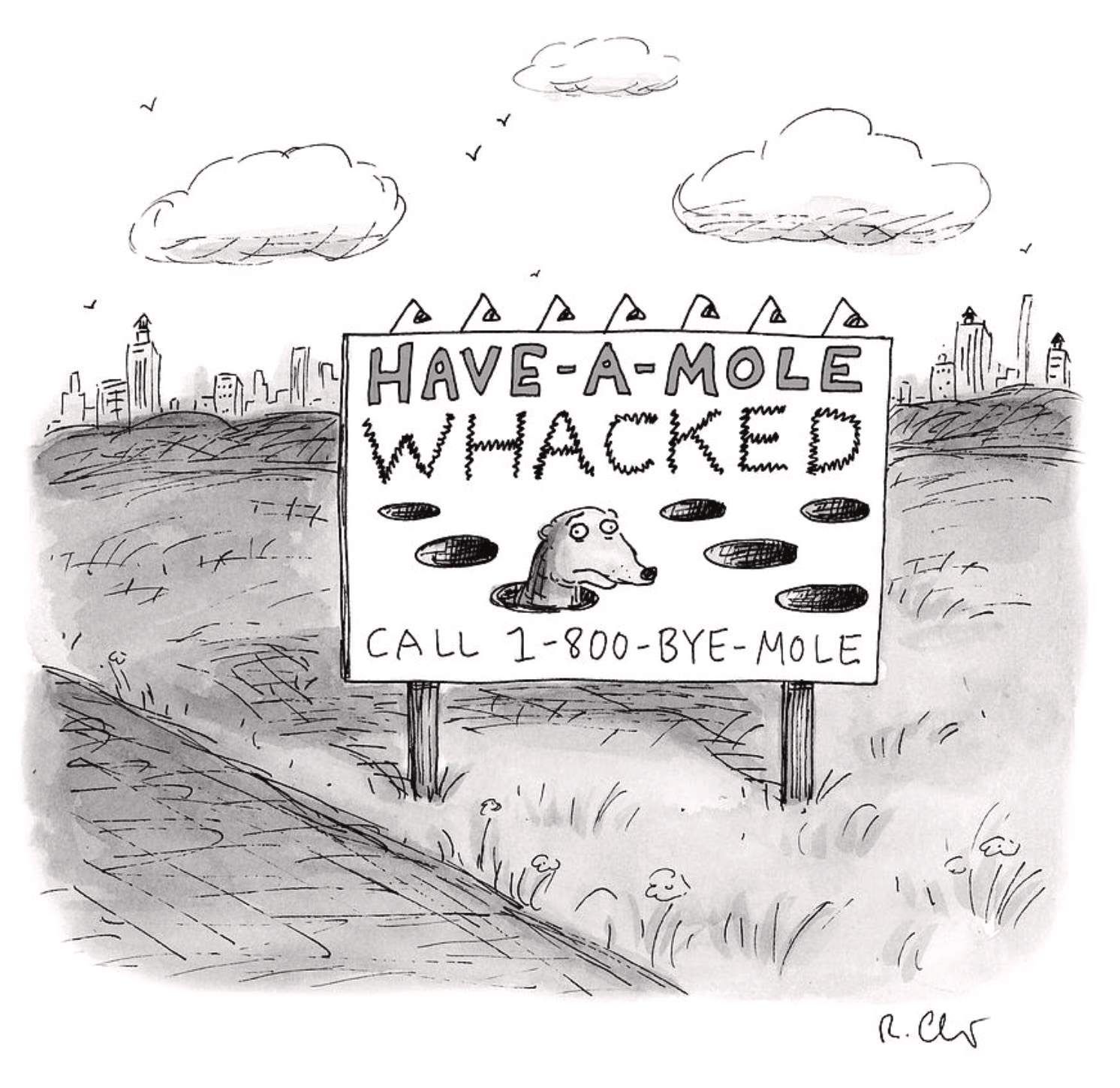 Roz Chast, Have a Mole Whacked, 2023 May 22