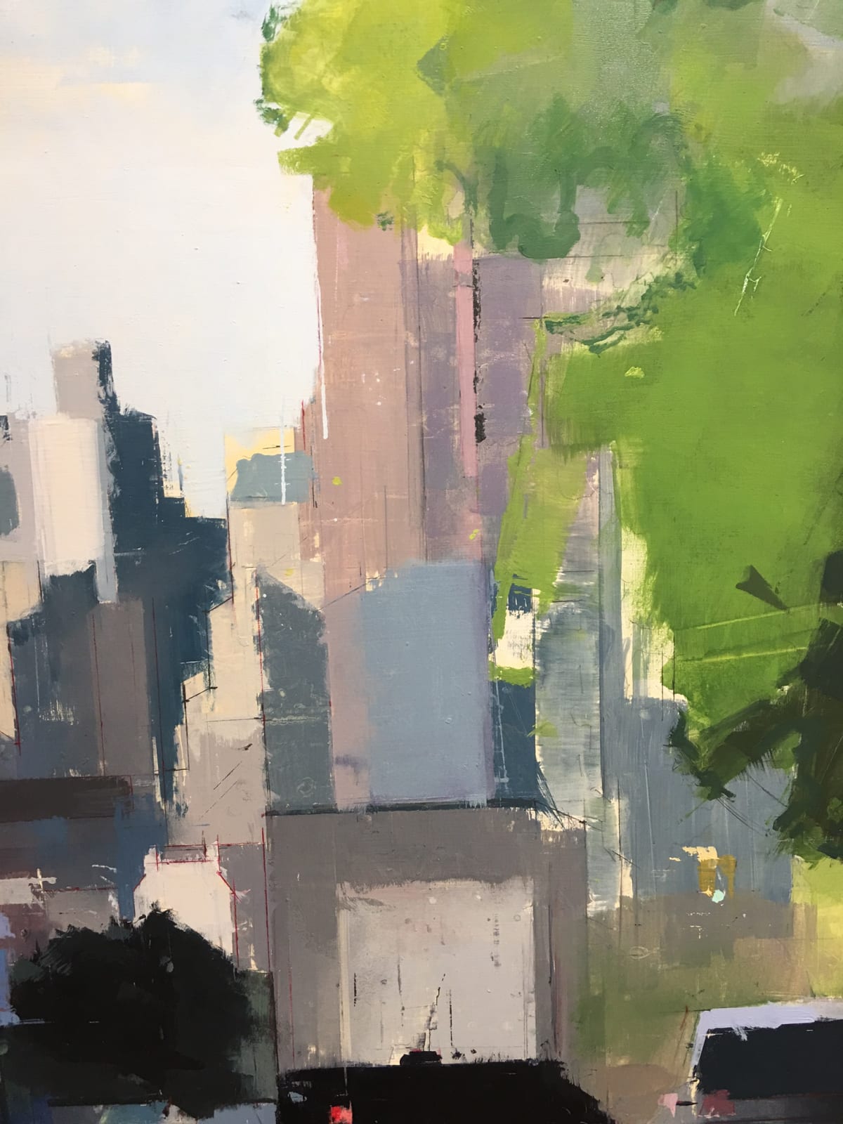 Lisa Breslow, Greens and Blues, 2016