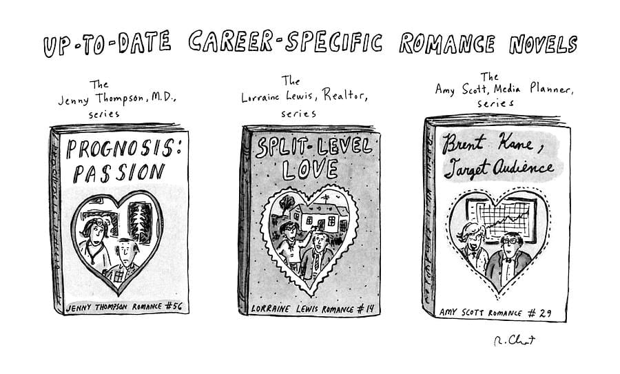 Roz Chast, Up to Date Career-Specific Romance Novels, 1990 July 16