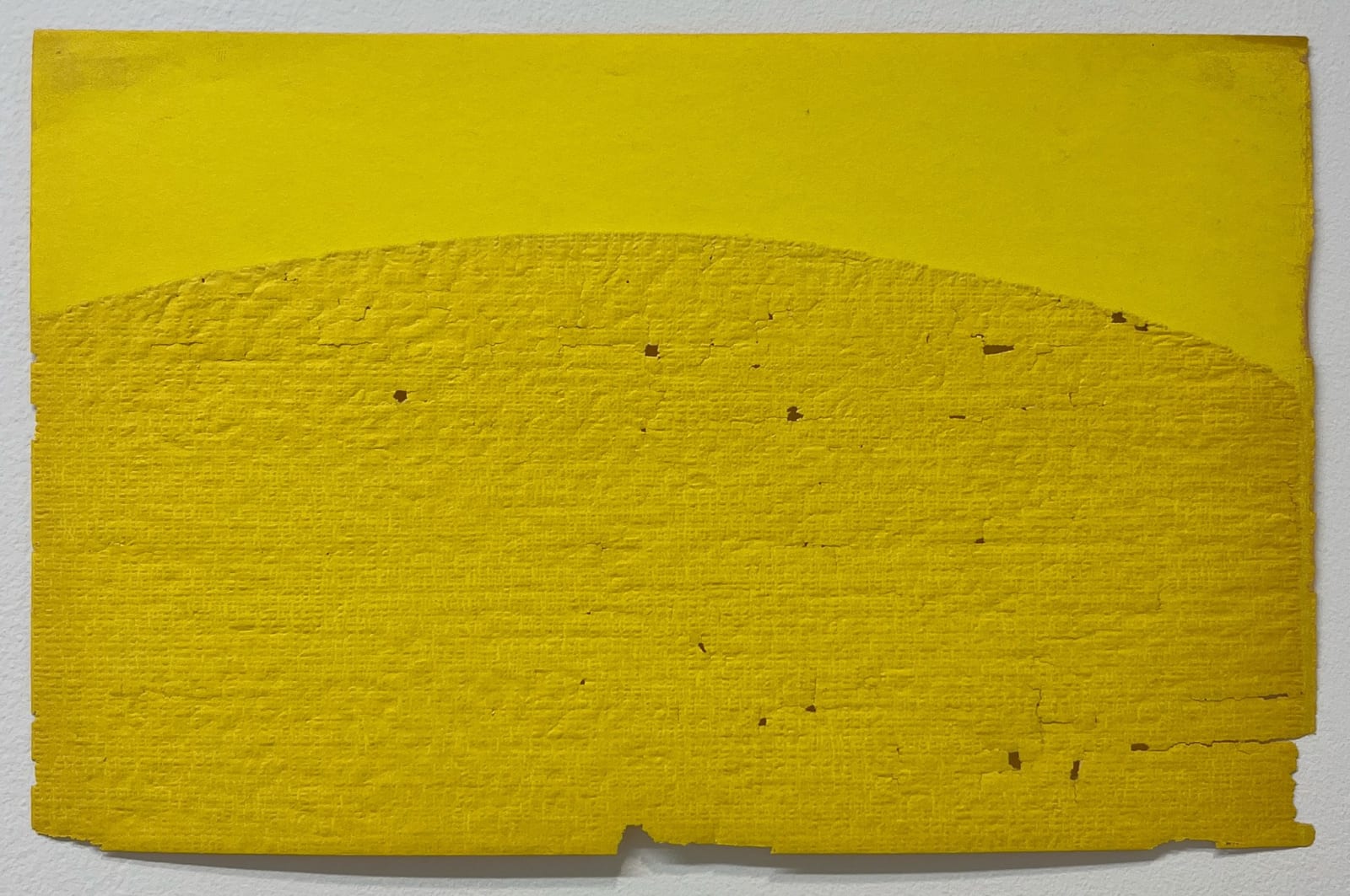 Allyson Strafella, yellow bend, 2017