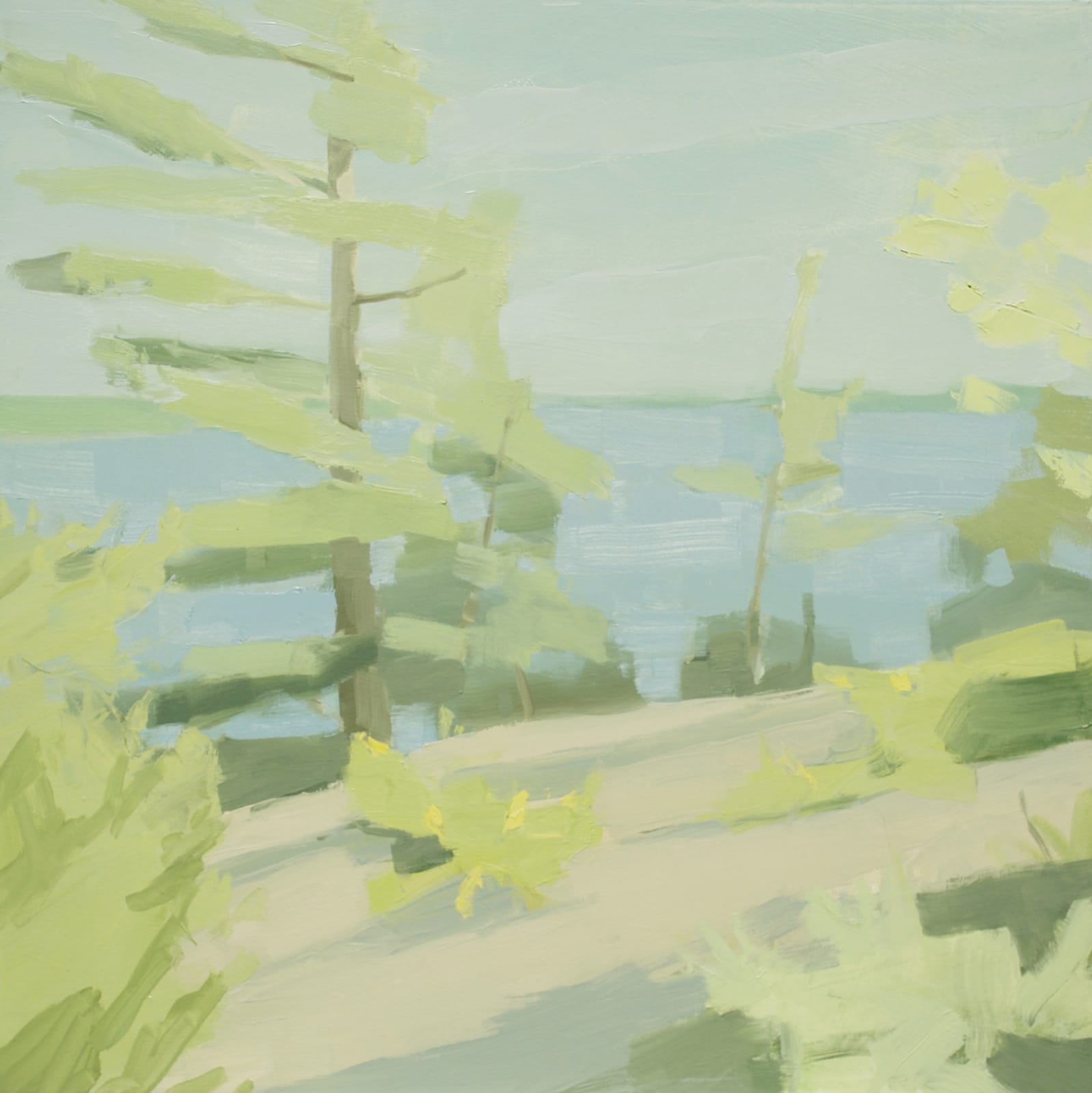 Sara MacCulloch, Lake and Pines, 2016