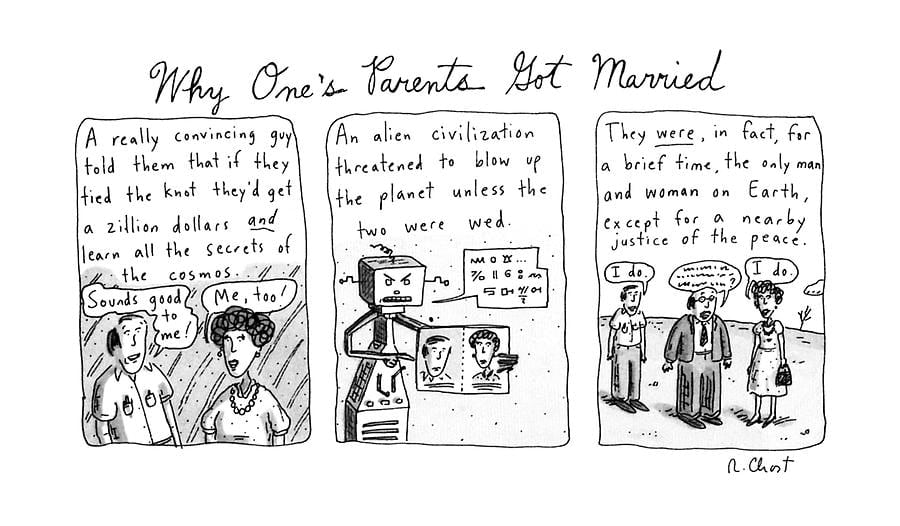 Roz Chast, Why One's Parents Got Married, 1990 December 3