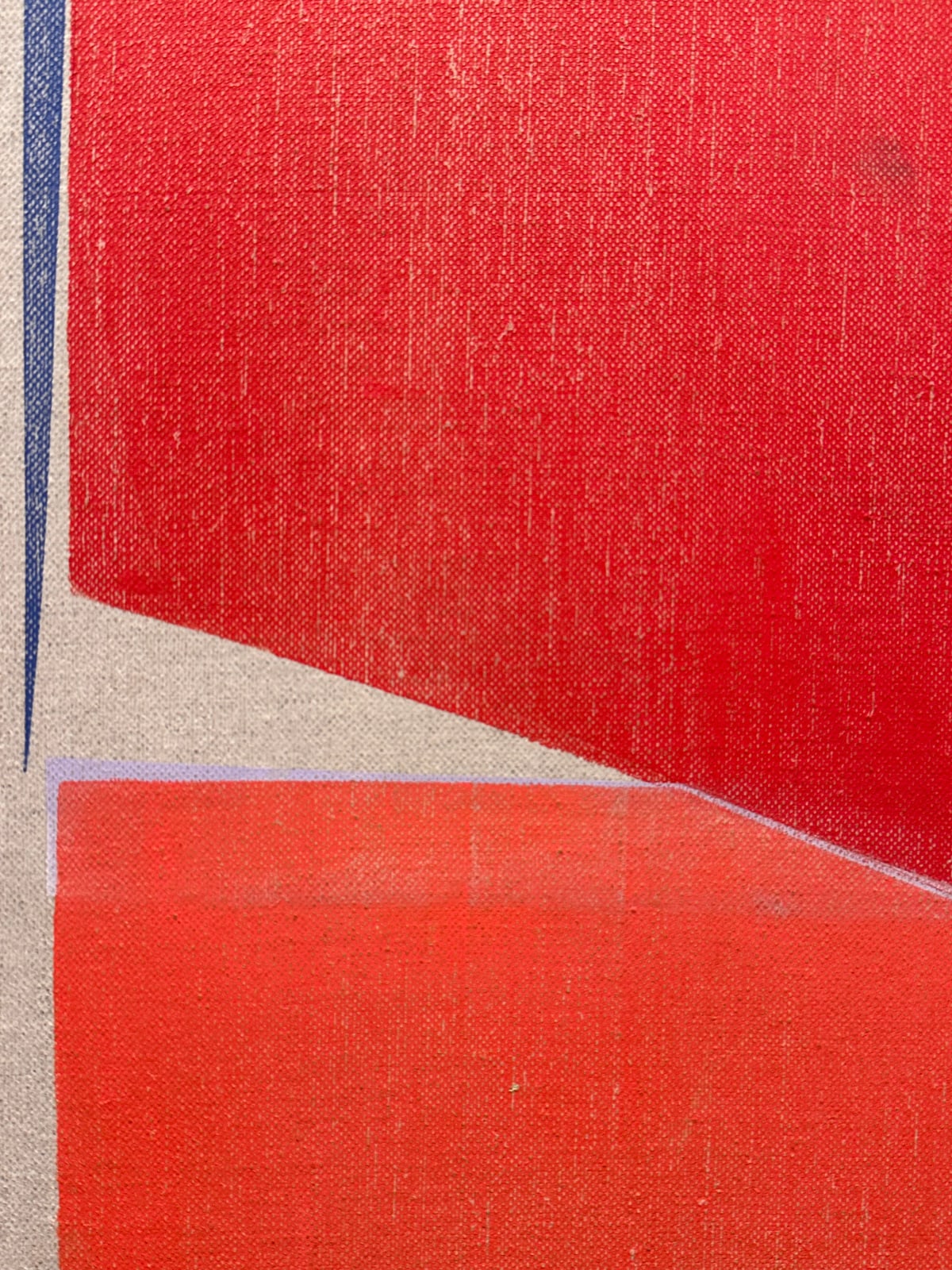 Joanne Freeman, Squares and Strokes 40 (red), 2023