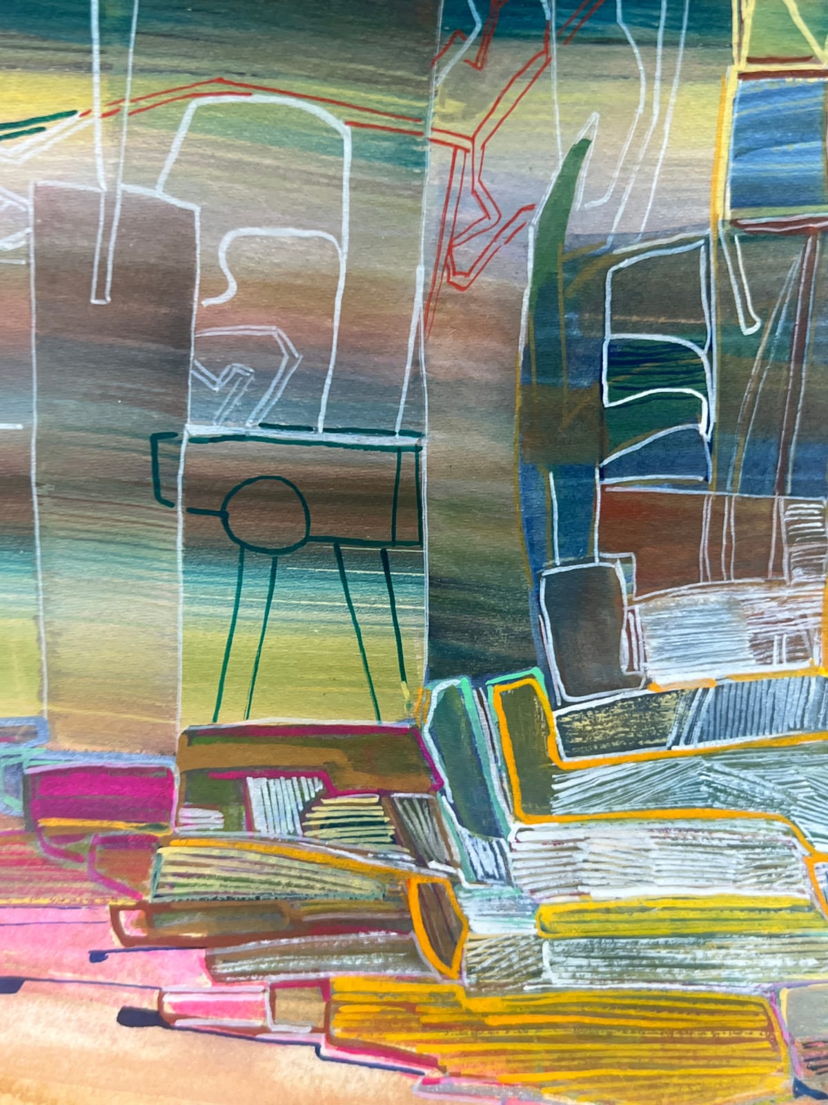 Josette Urso, Rocks And Sea Late, 2025