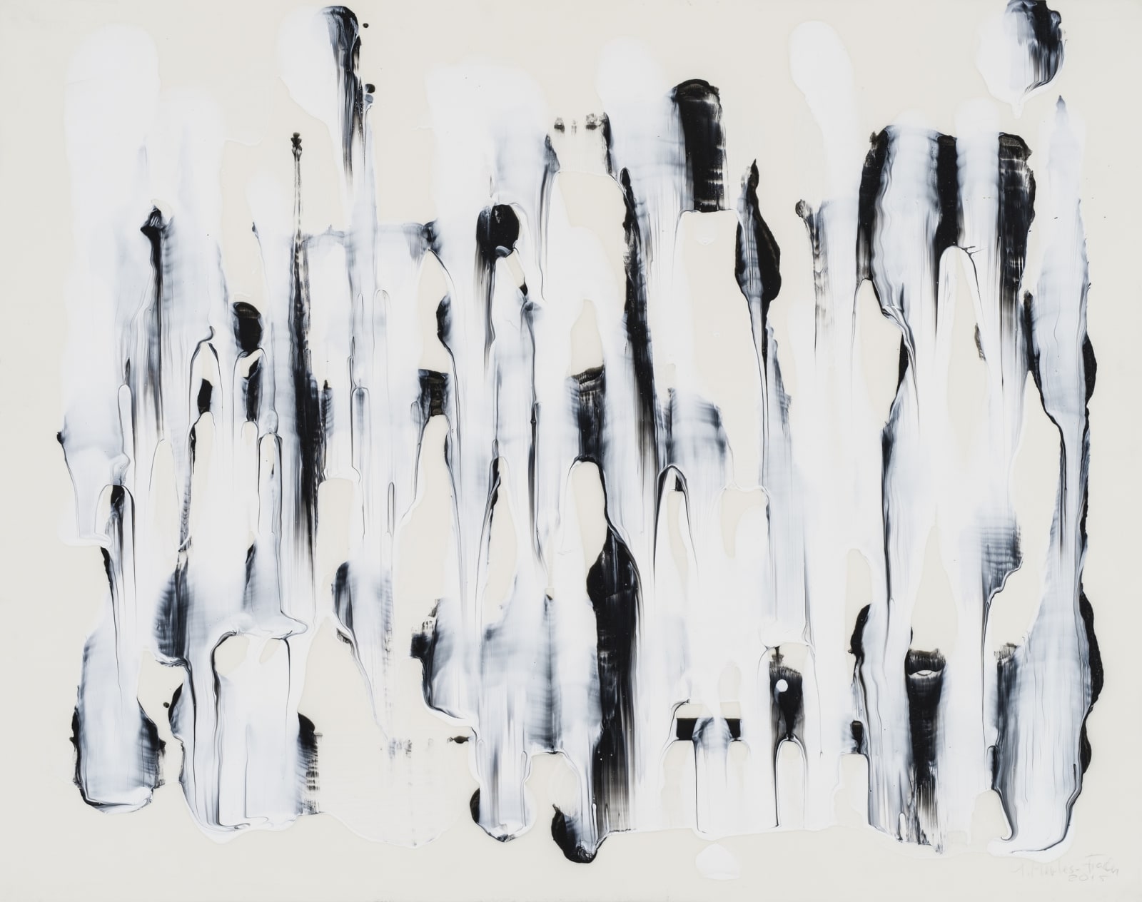 Gudrun Mertes-Frady, Moves in Black and White 10, 2016