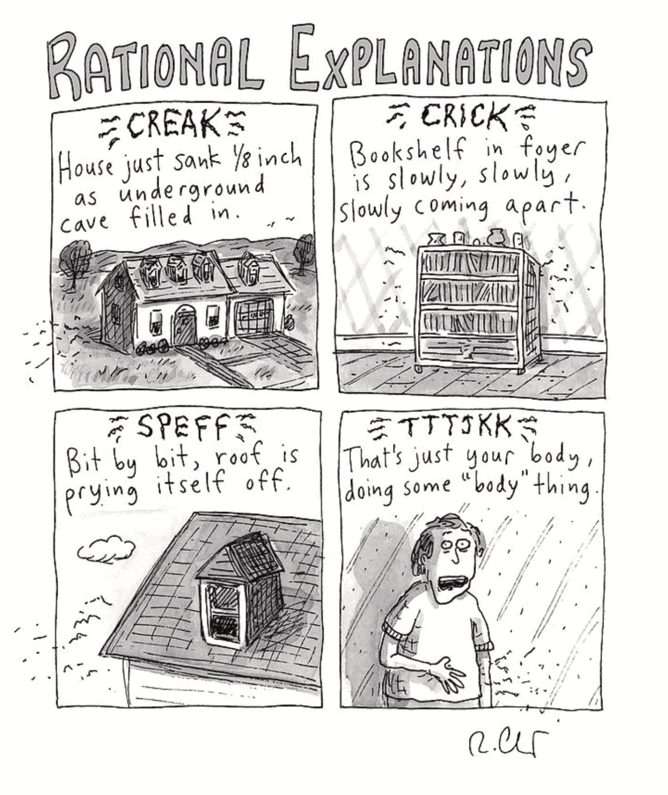 Roz Chast, Rational Explanations, 2019, May 27