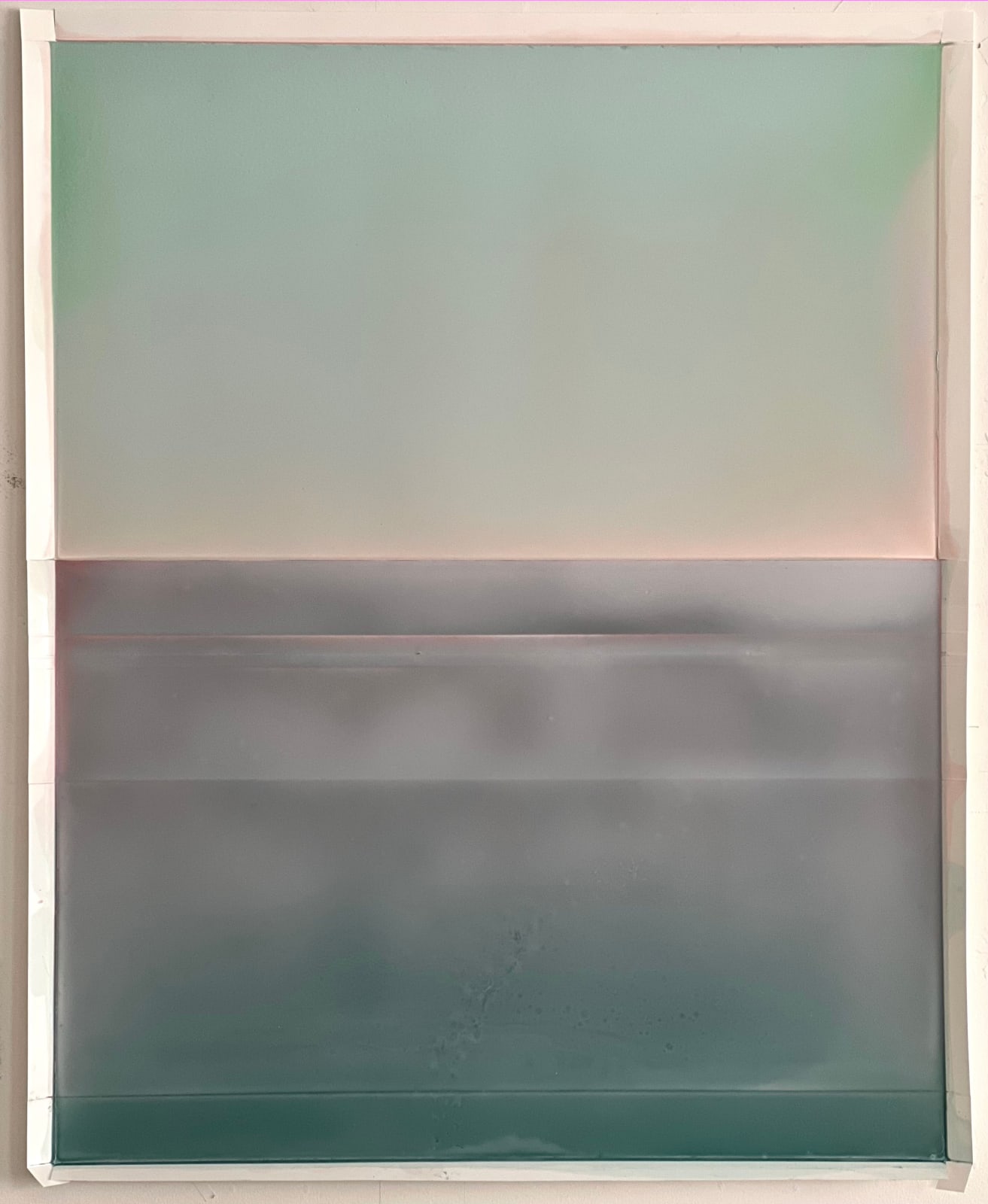 Susan English, Cascading Folds (with footer) No. 14, 2022