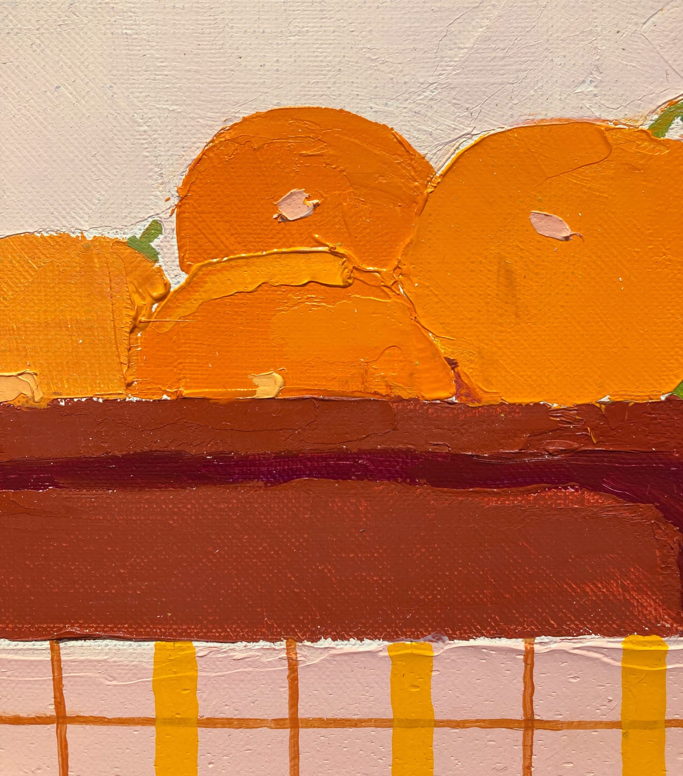 Sydney Licht, Still Life With Oranges in Clay Dish, 2024