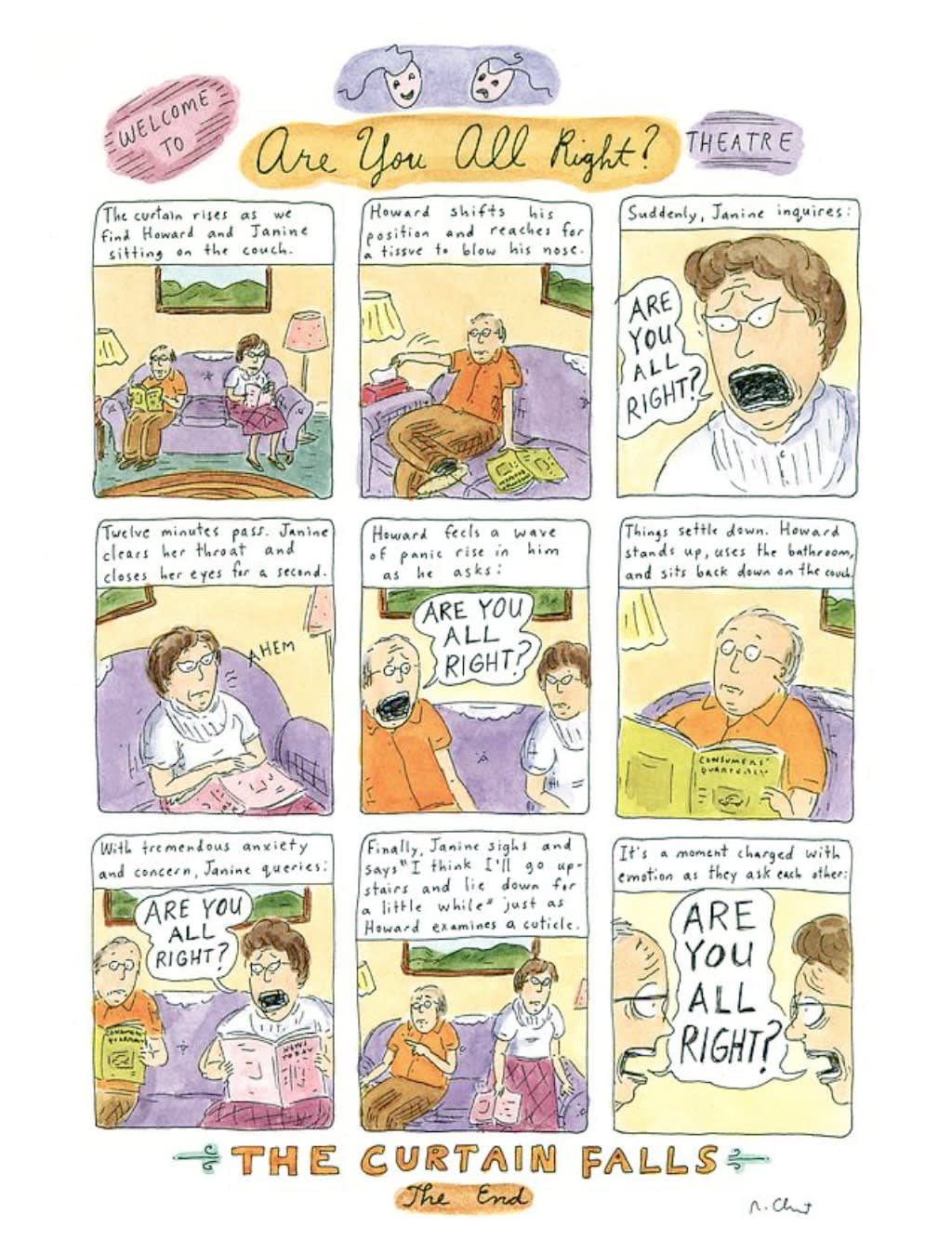 Roz Chast, Are You All Right, 1993, July 5th