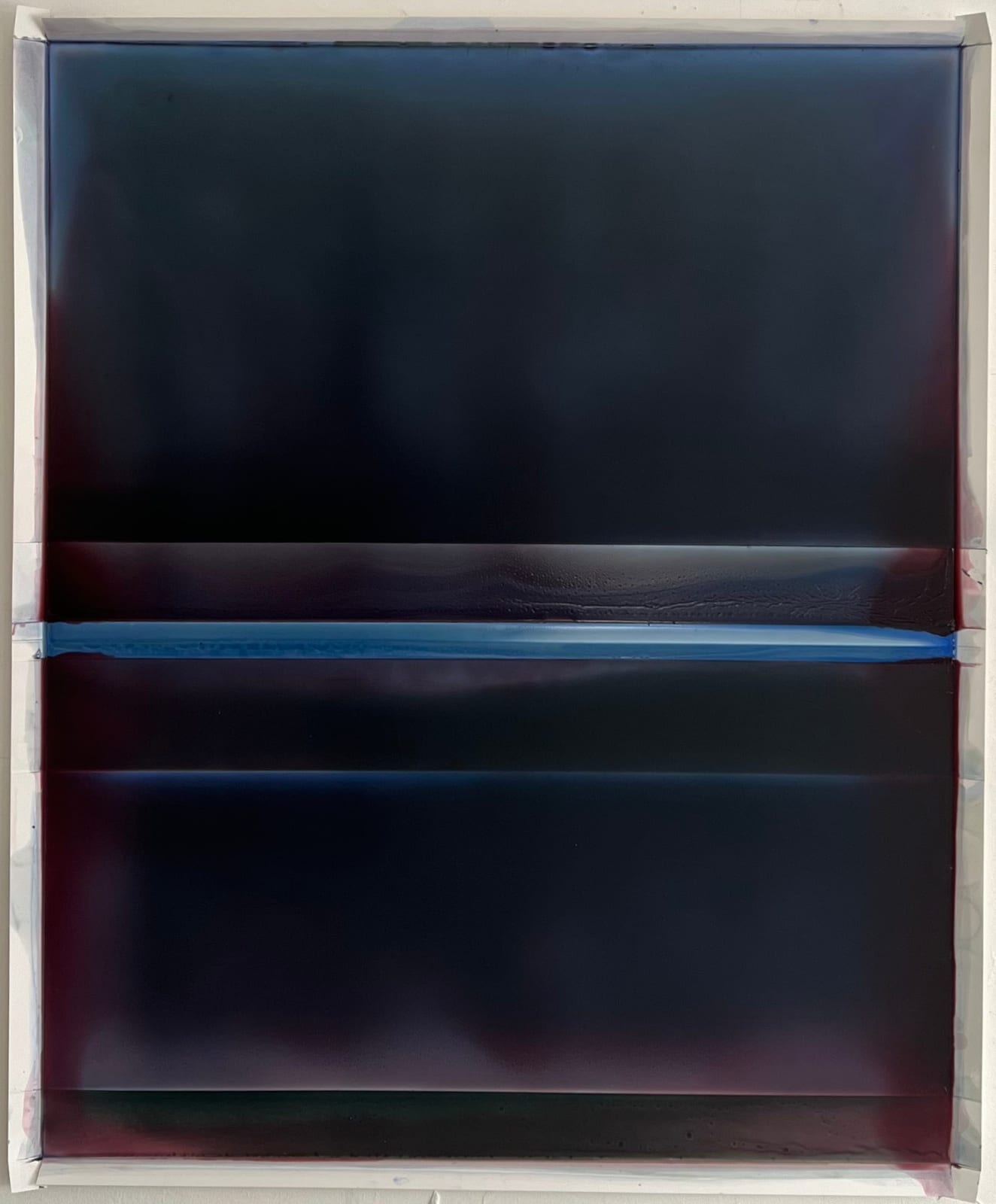 Susan English, Cascading Folds (with footer) No. 15, 2022