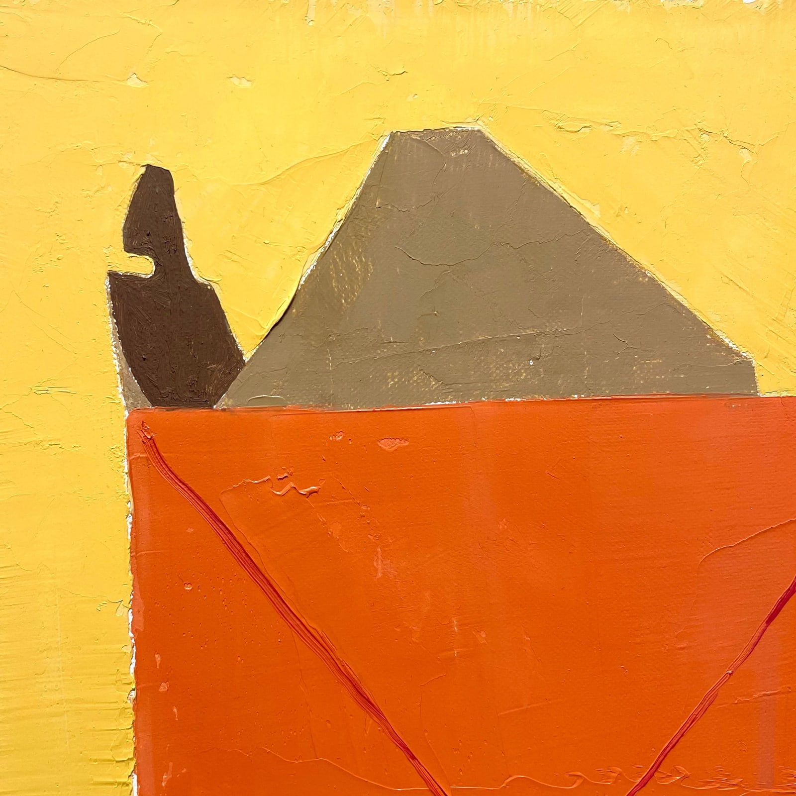 Sydney Licht, Still Life with Envelope & Box, 2021