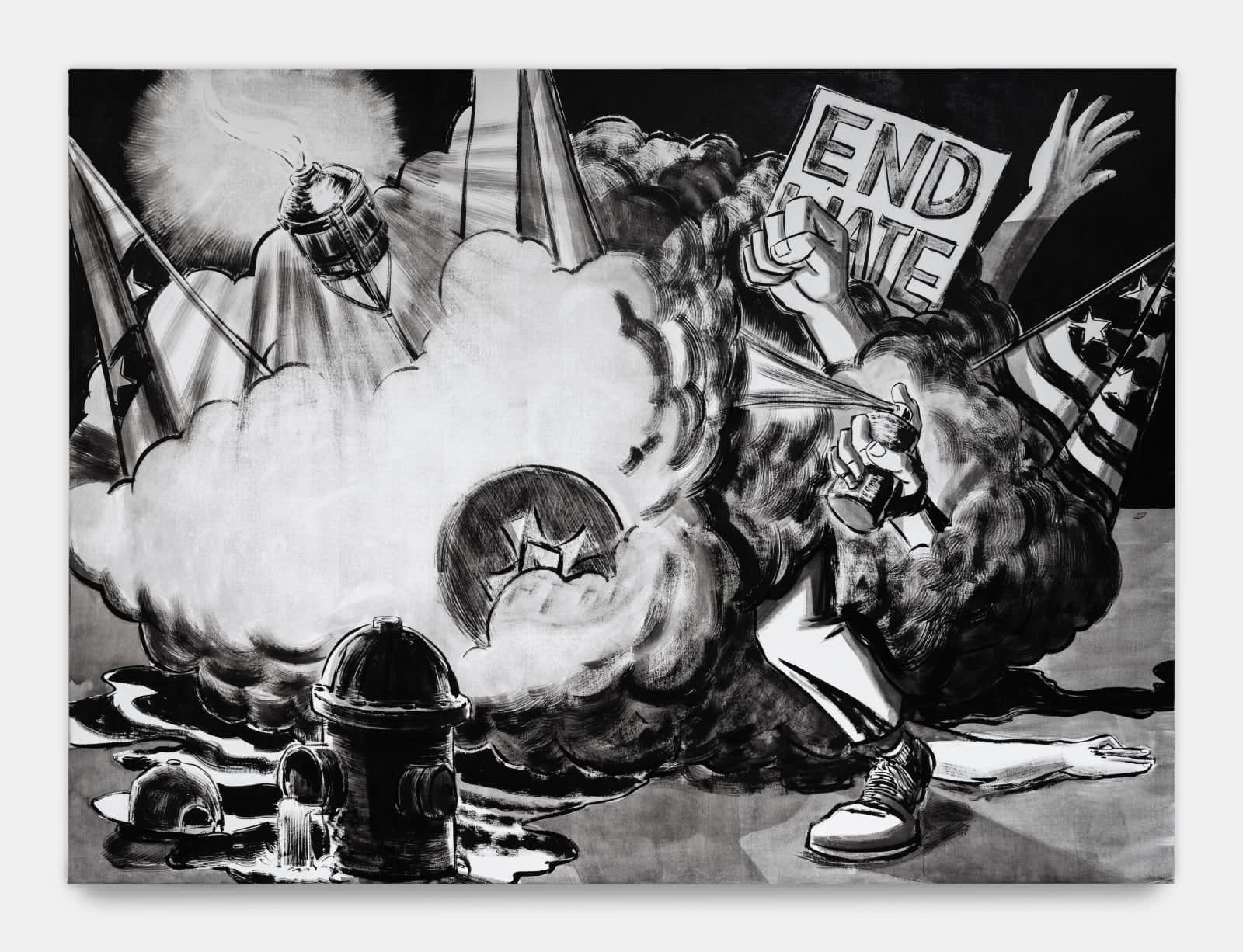 Mark Gibson, Battle of Charlottesville, 2020