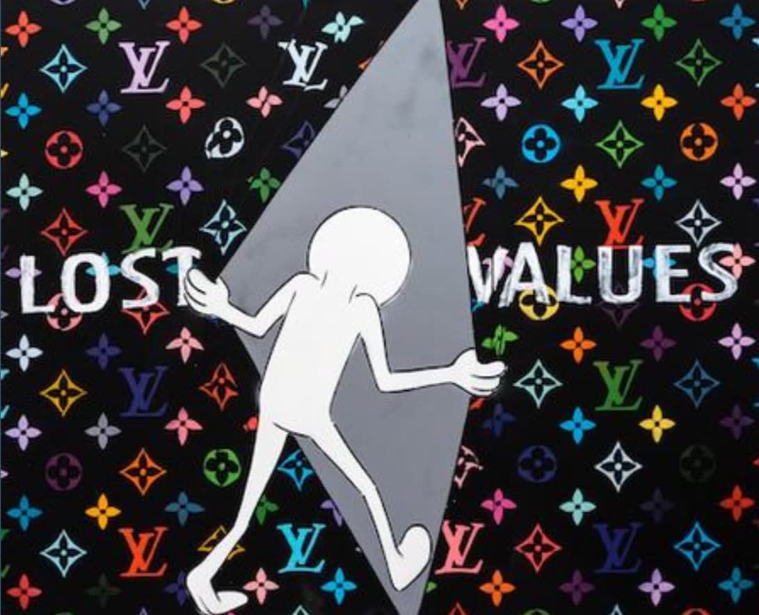 Kaï, Lost Values Color (painting), 2016