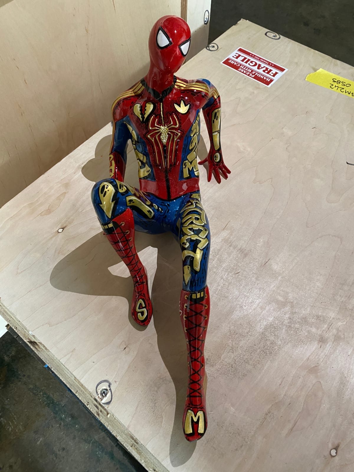 Peppone, SPIDERMAN Mural - "B-Boy Red & Blue"