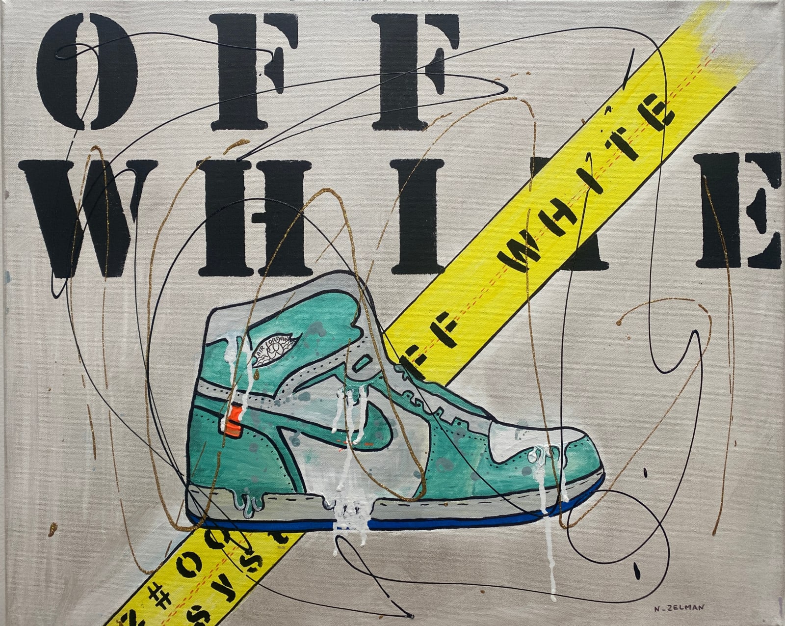 Nathalie Zelman, Air Jordan Off White, 2022