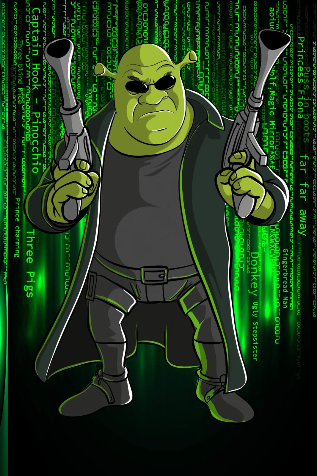 Peppone, Matrix III - Shrek