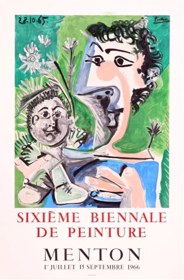 Pablo Picasso, Sixième Biennale de Peinture Menton 1966, 1966