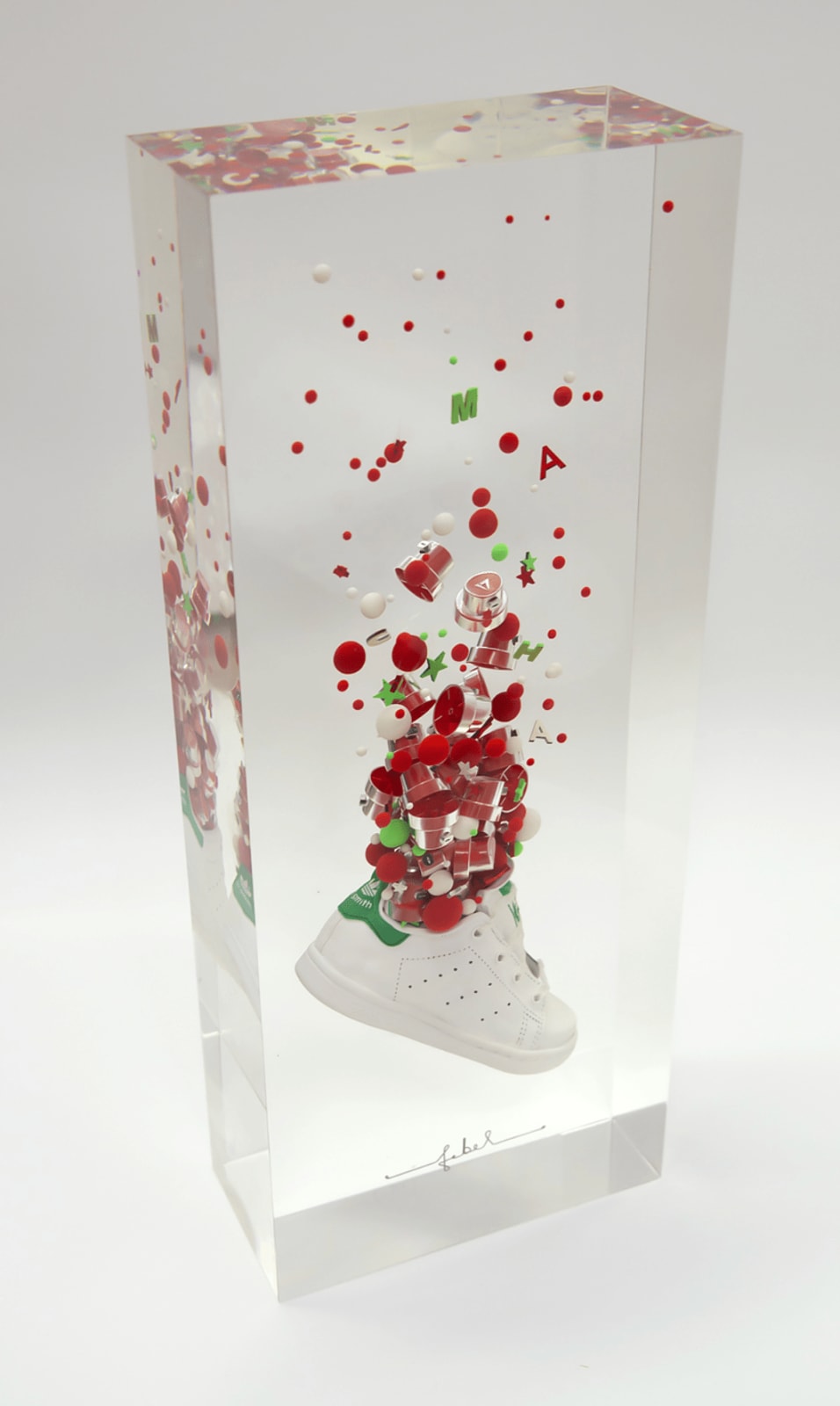 Francois Bel, Fétiche Urbain - Stan Smith, Red, 2019