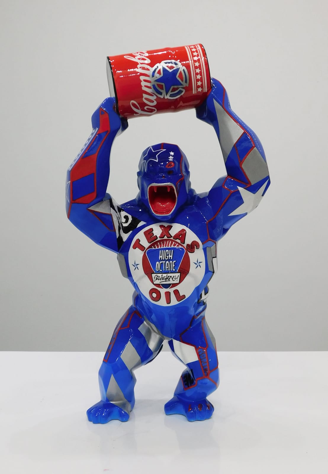 Richard Orlinski, Kong Baril Tag Dallas Edition 45cm 1/1, 2022