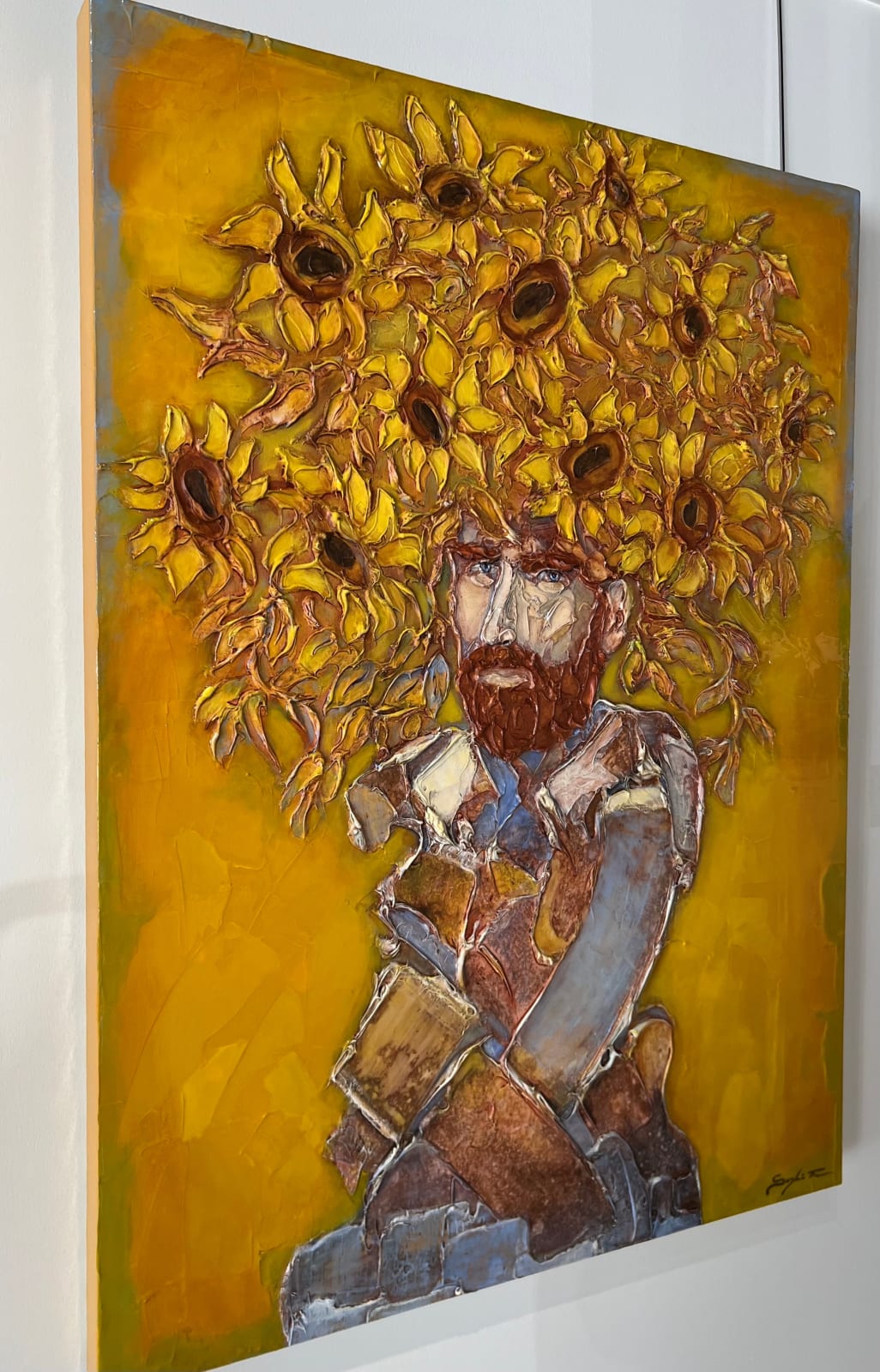 Sylvain Tremblay, Van Gogh and Sunflowers, 2023