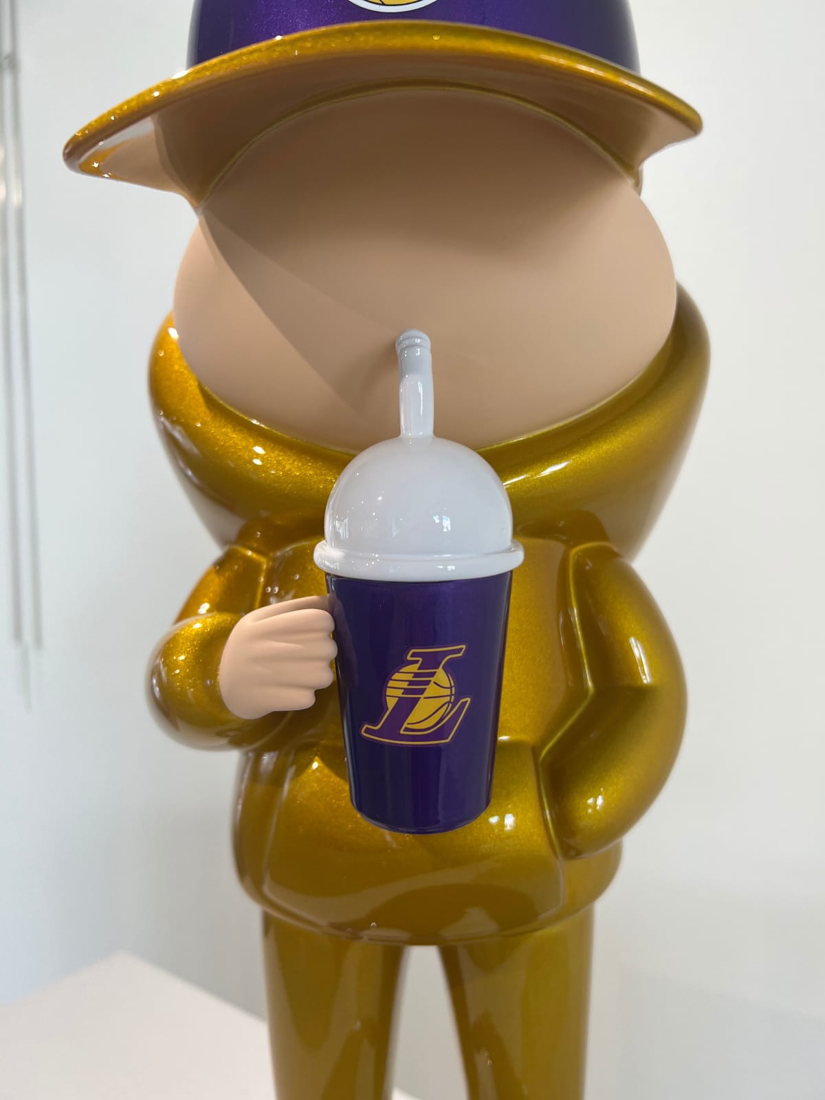 Leo et Steph, Kidcup Sculpture - Los Angeles Lakers, 2023