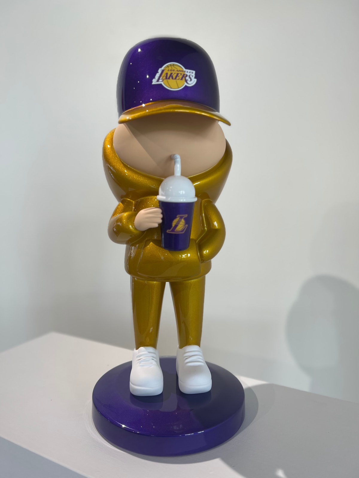Leo et Steph, Kidcup Sculpture - Los Angeles Lakers, 2023